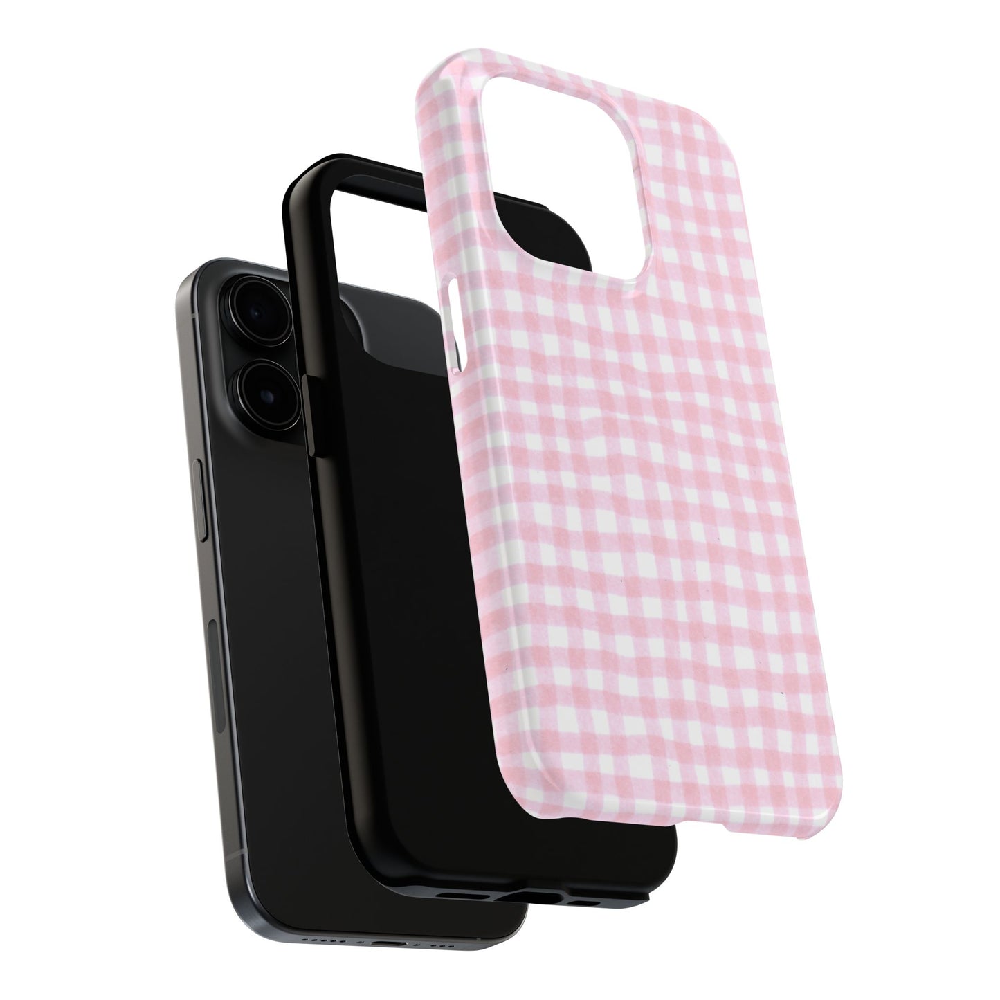Wonky Chipper Check Pink Phone Case
