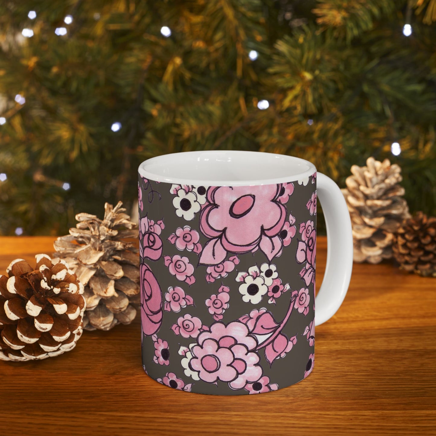 Profuse Posies Mocha Cup