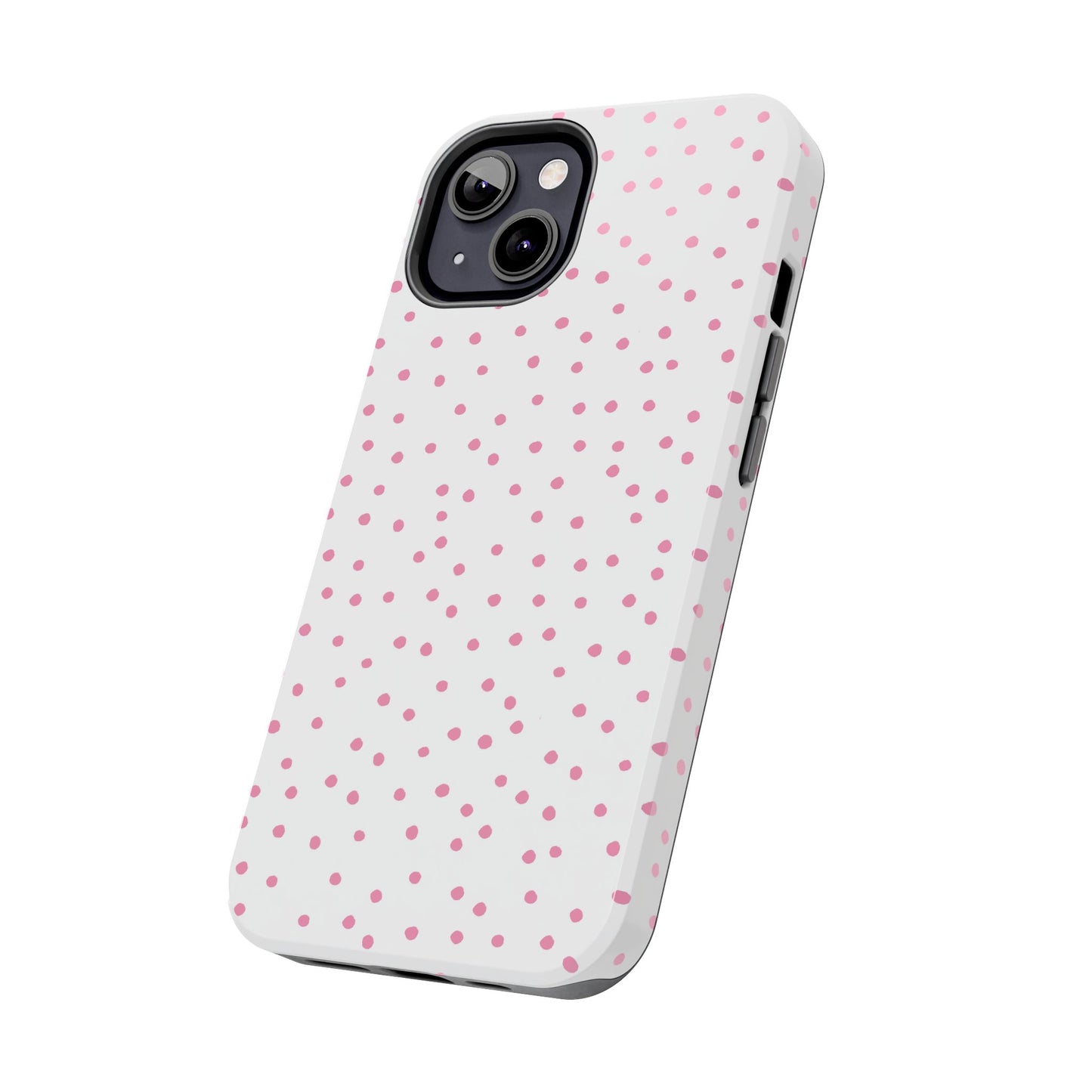 Dinky Dots White / Pink Phone Case
