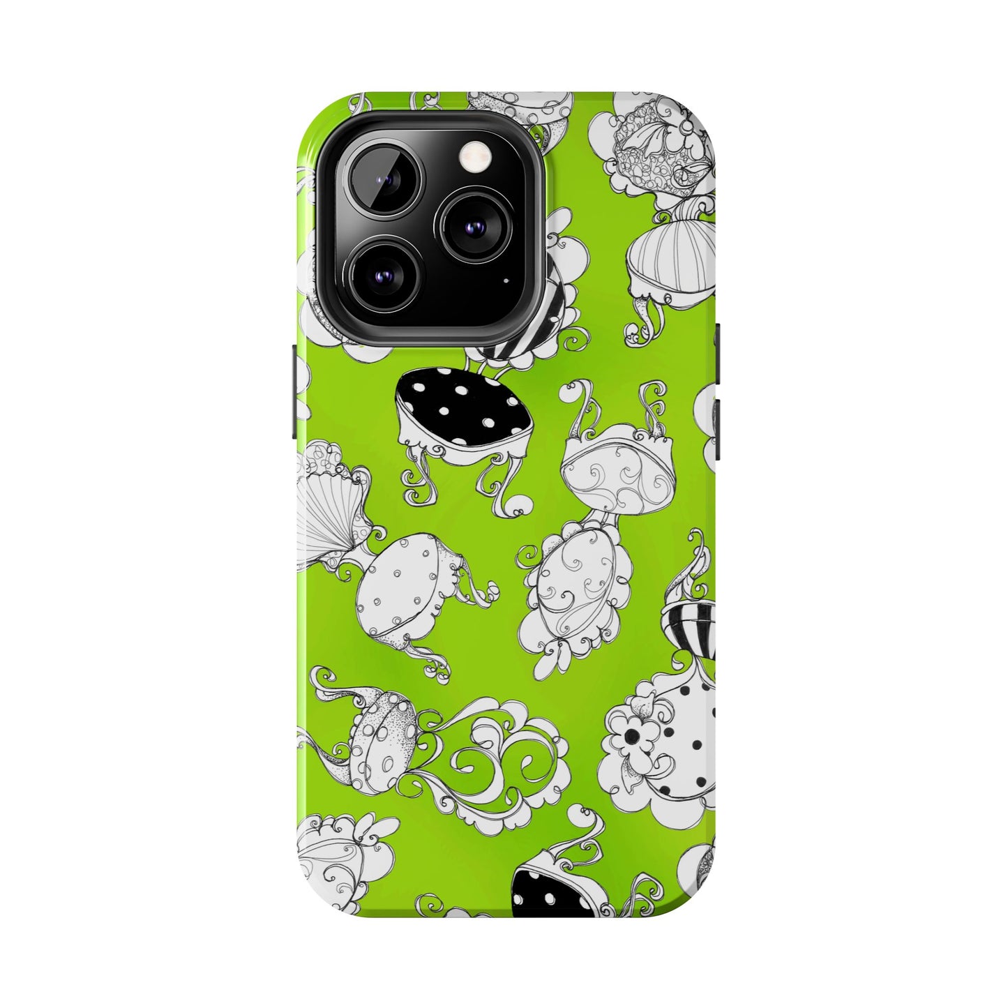 Bistro Chairs Lime Phone Case
