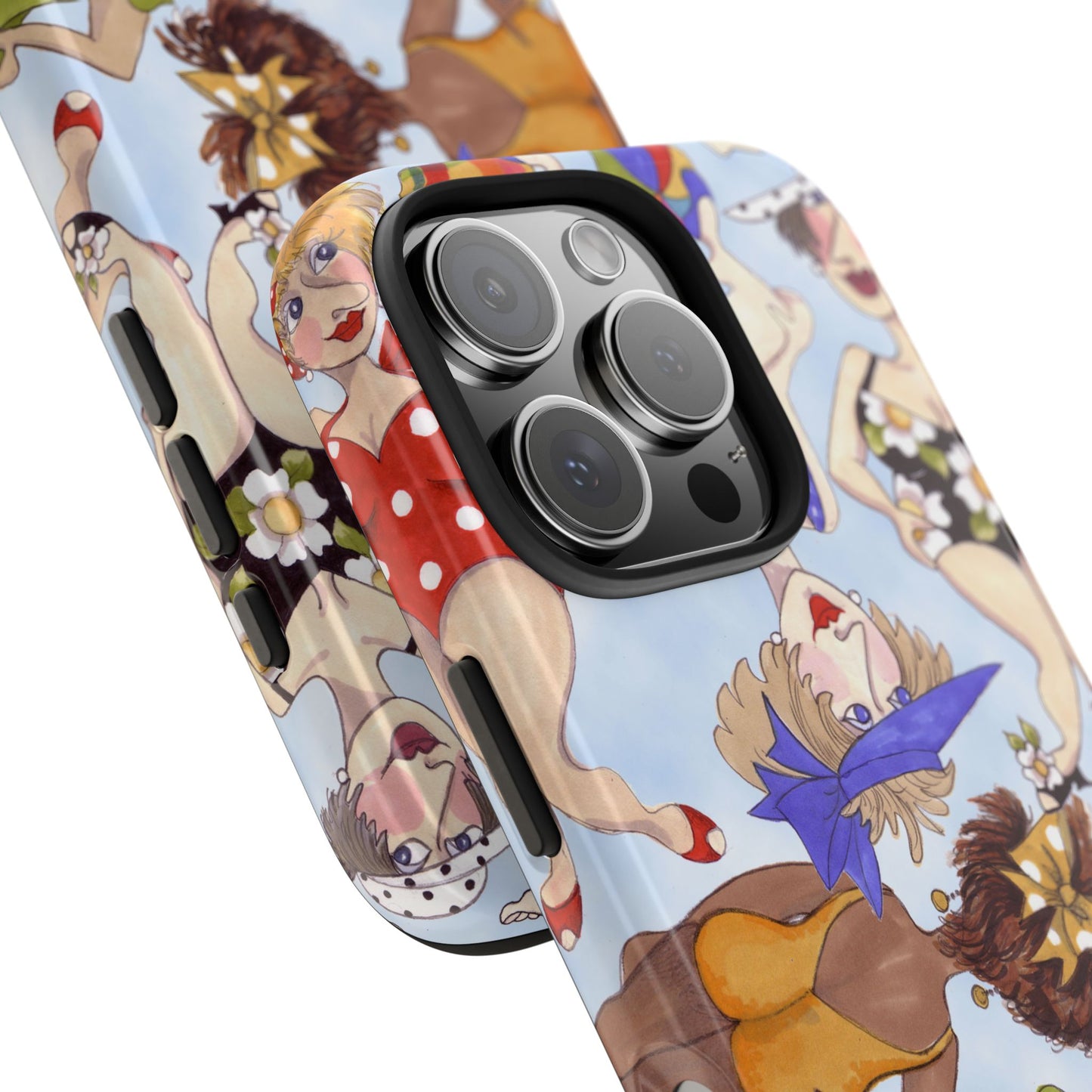 Bathing Beauties Blue Sky Phone Case