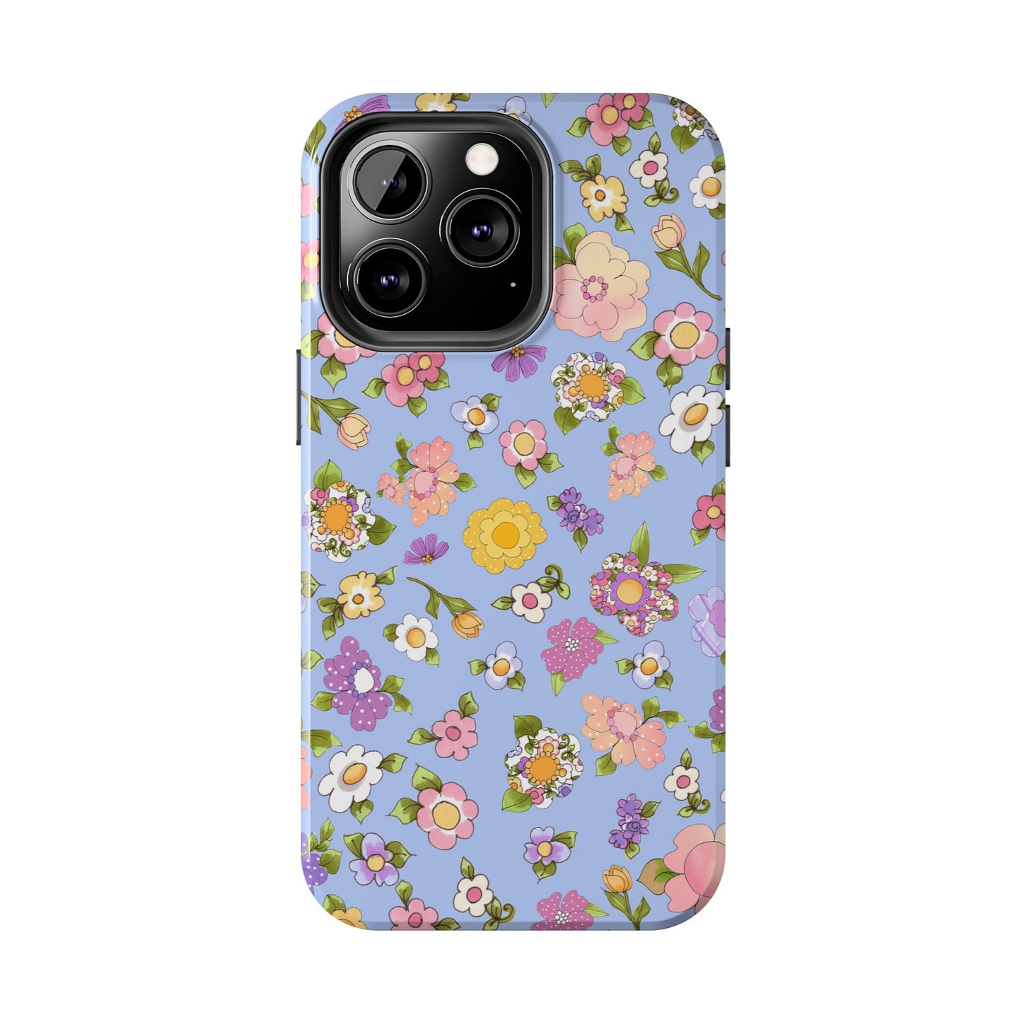 Flowery Blue Phone Case
