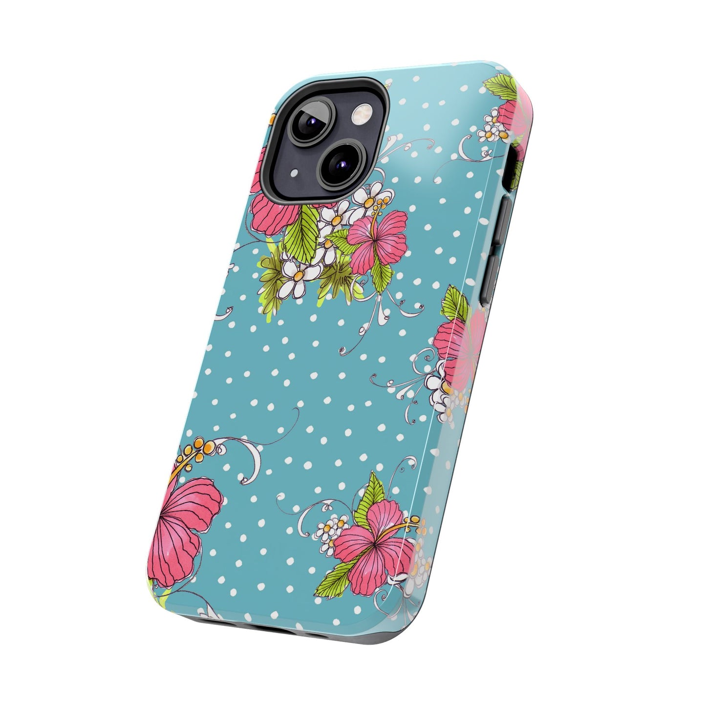 Lady Luau Turquoise Phone Case