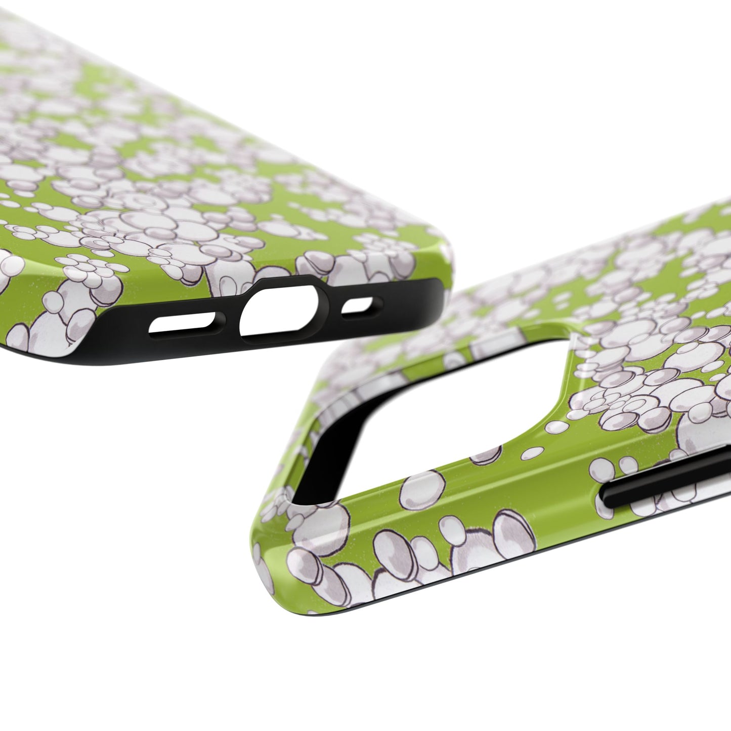 Bubble Dots Green Phone Case