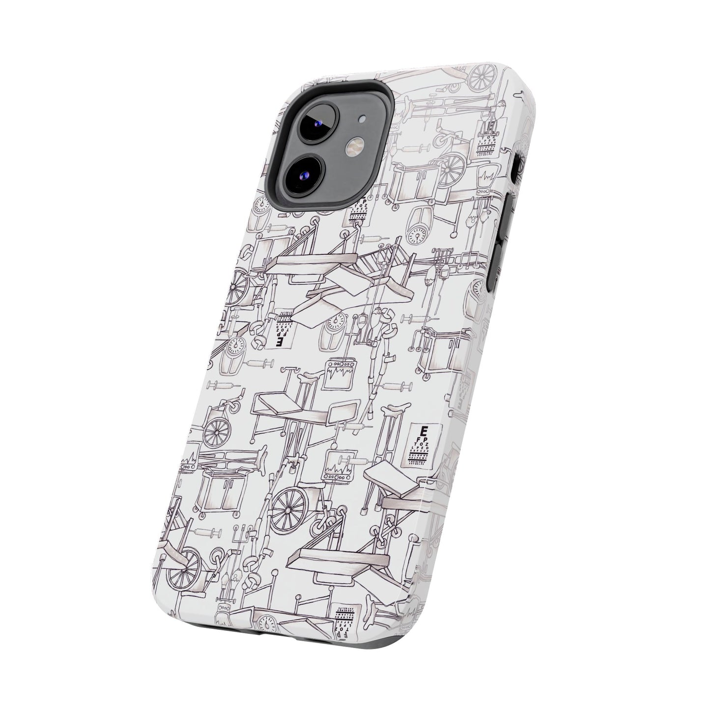 Essentials White / White Phone Case