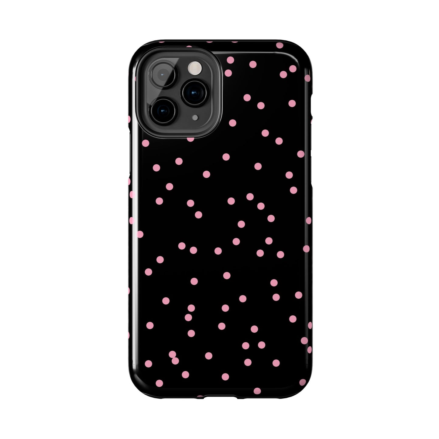 Space Dots Black / Pink Phone Case