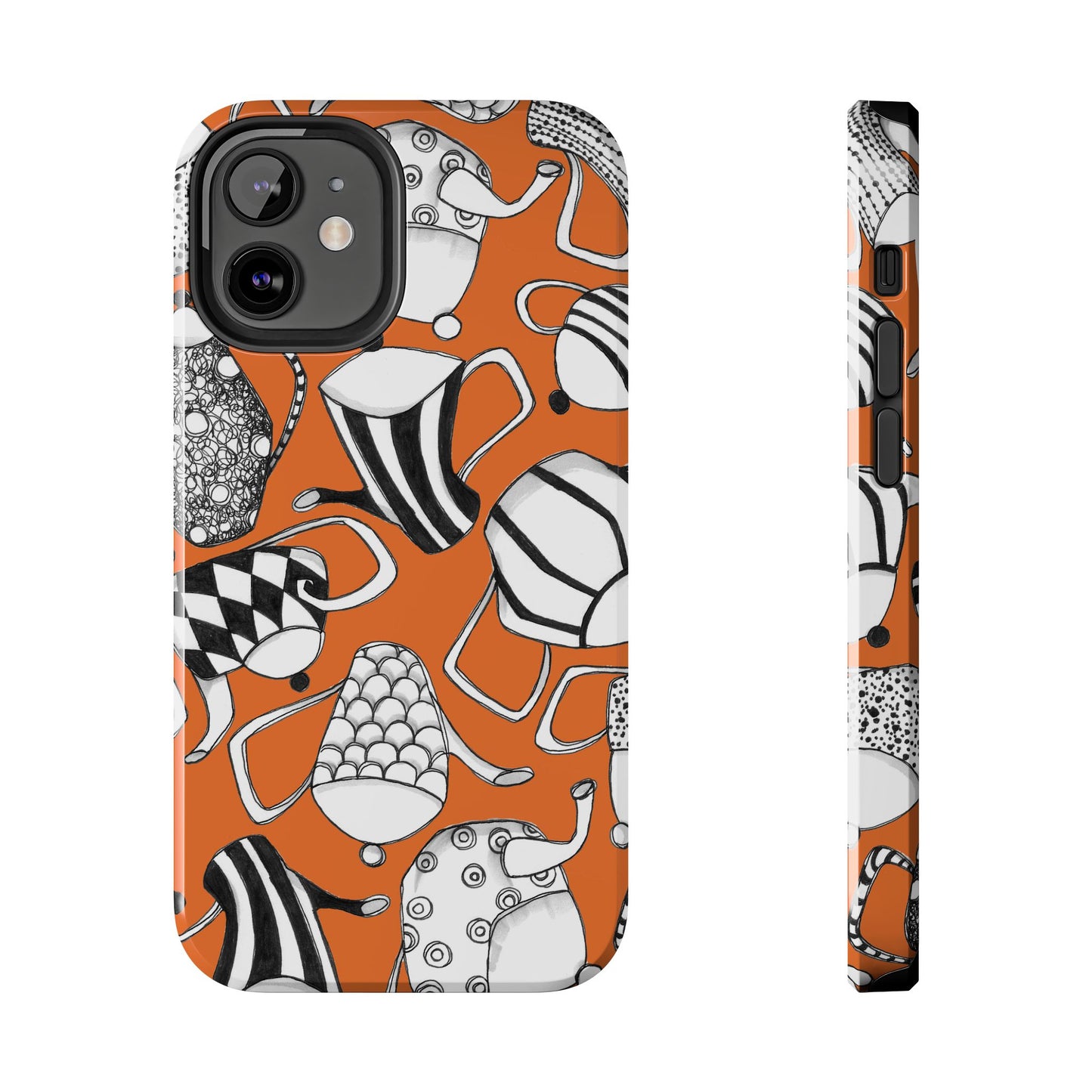 Coffee, Tea Anyone? Orange Phone Case