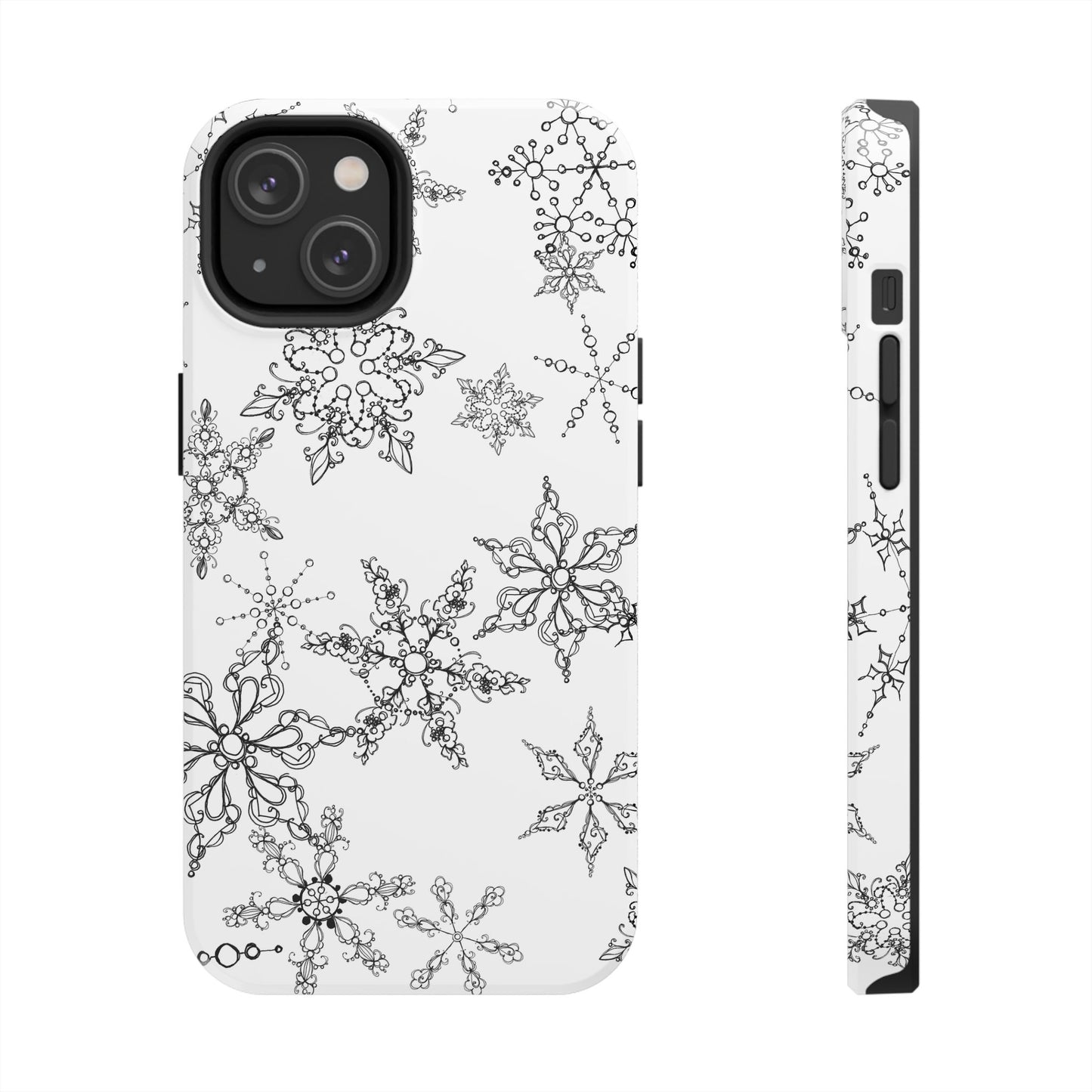 Random Flakes White Phone Case