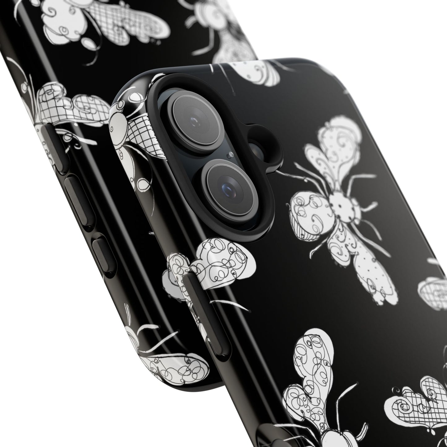 Busy Bee Black Phone Case