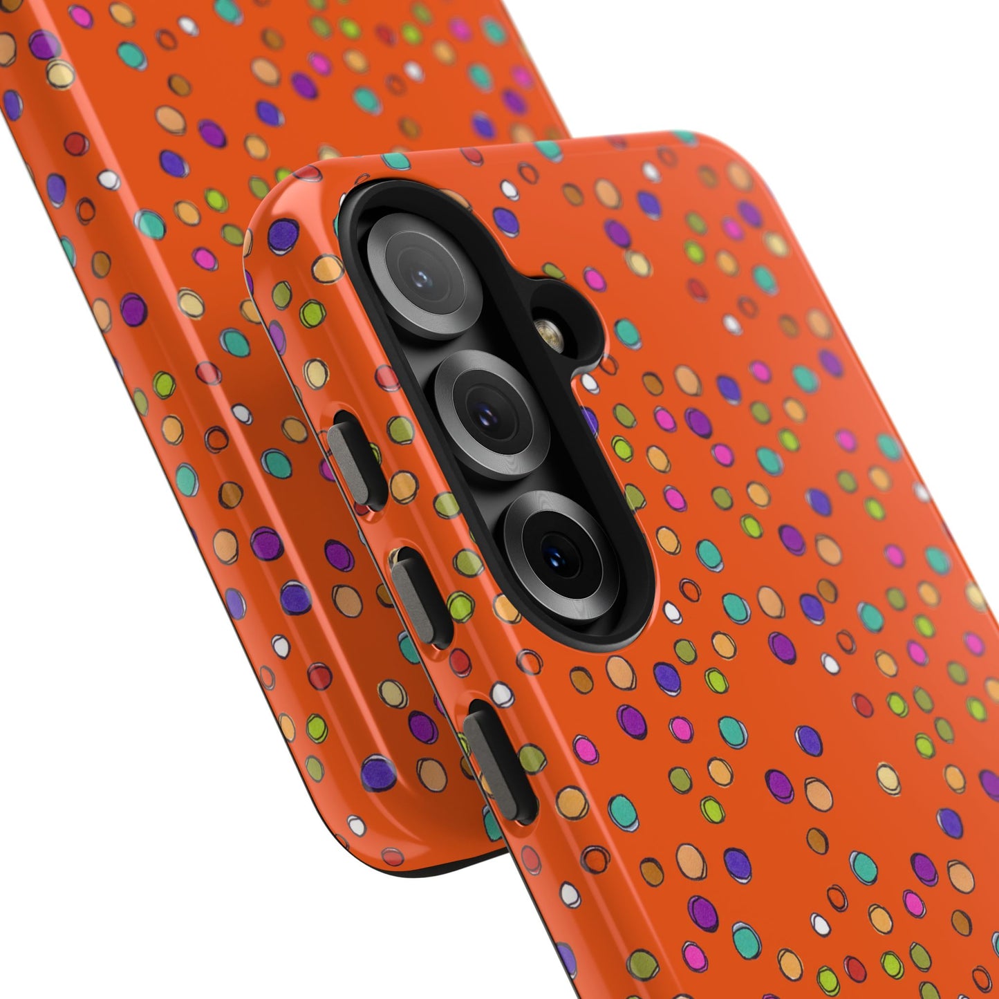 Dog Dots Orange Phone Case