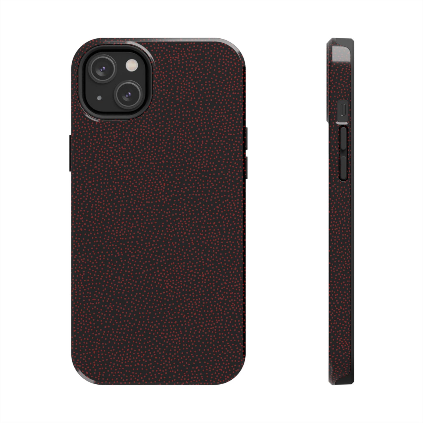 Mini Dot Black / Red Phone Case