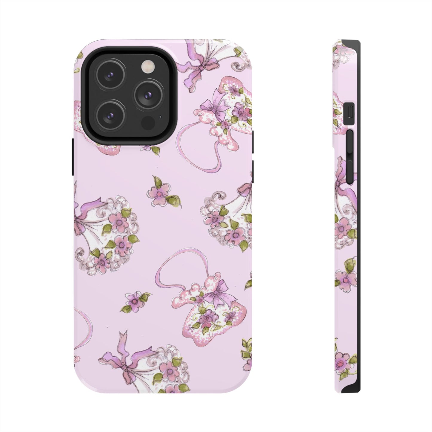 Flower Model Hand Bag Phone Case