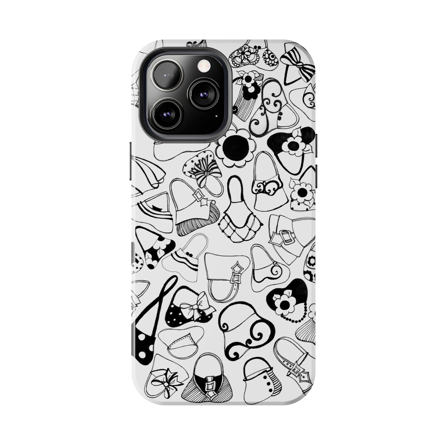 Handbags White / Black Phone Case