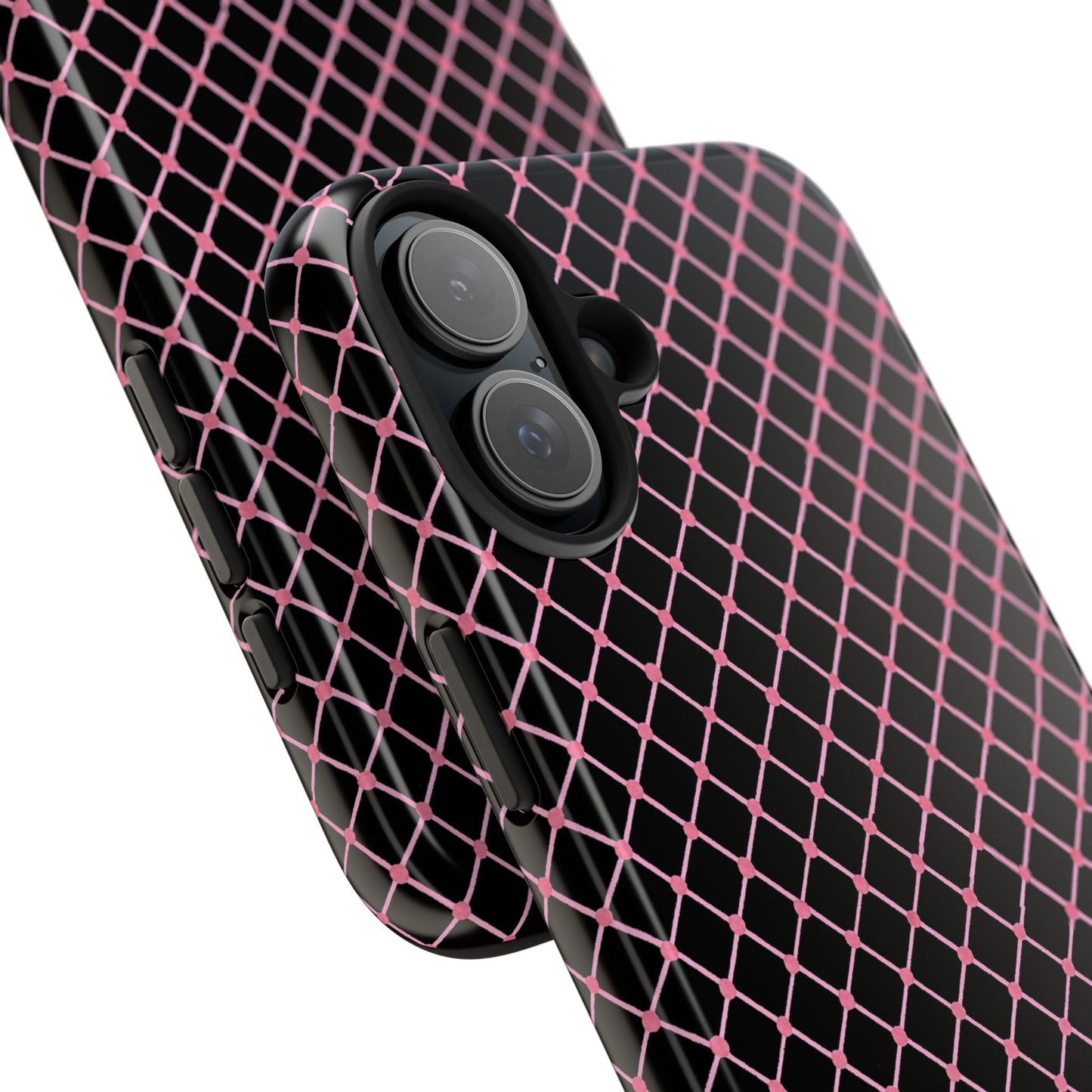 Cyclone Fence Black / Pink Phone Case
