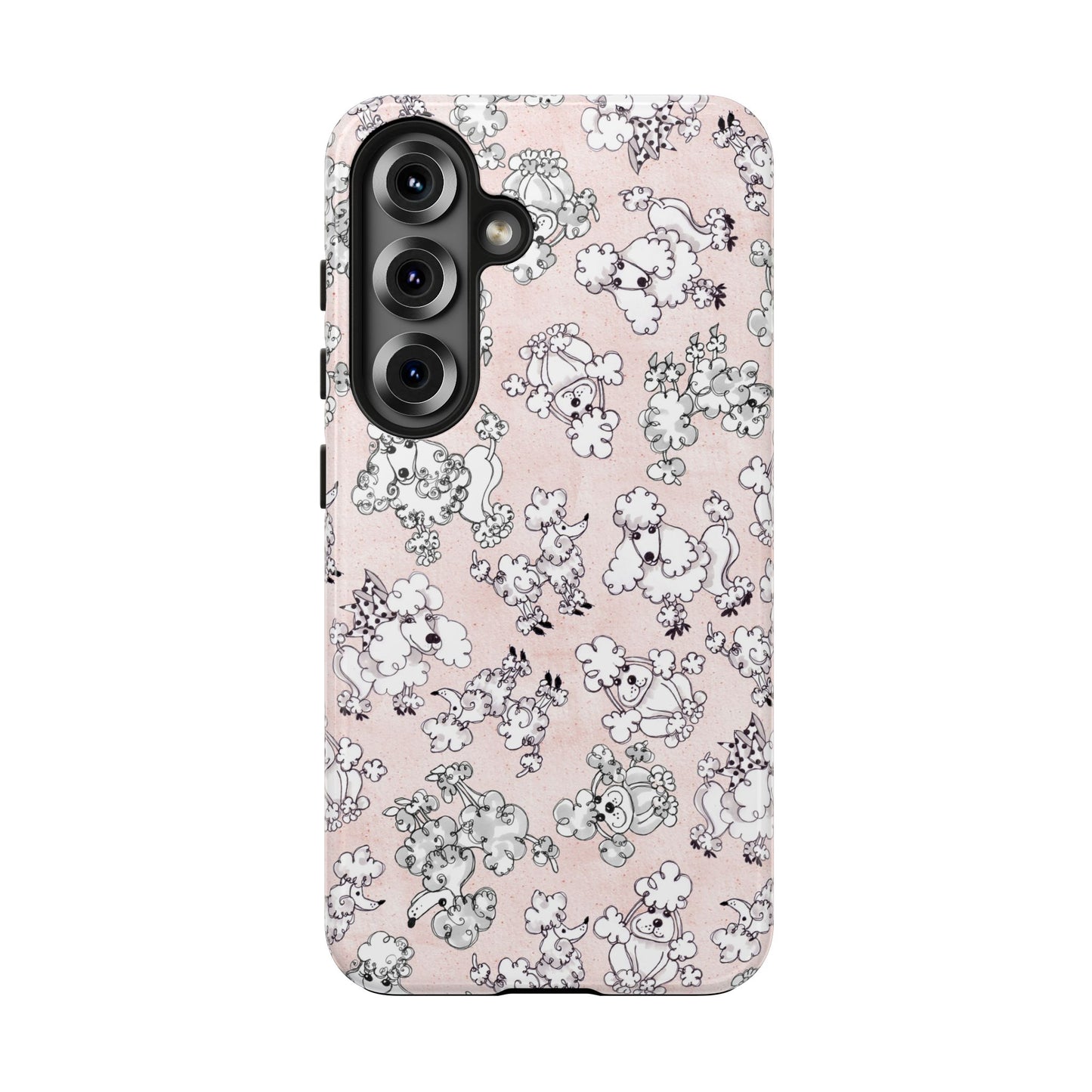 Paris Poodles Pink Phone Case