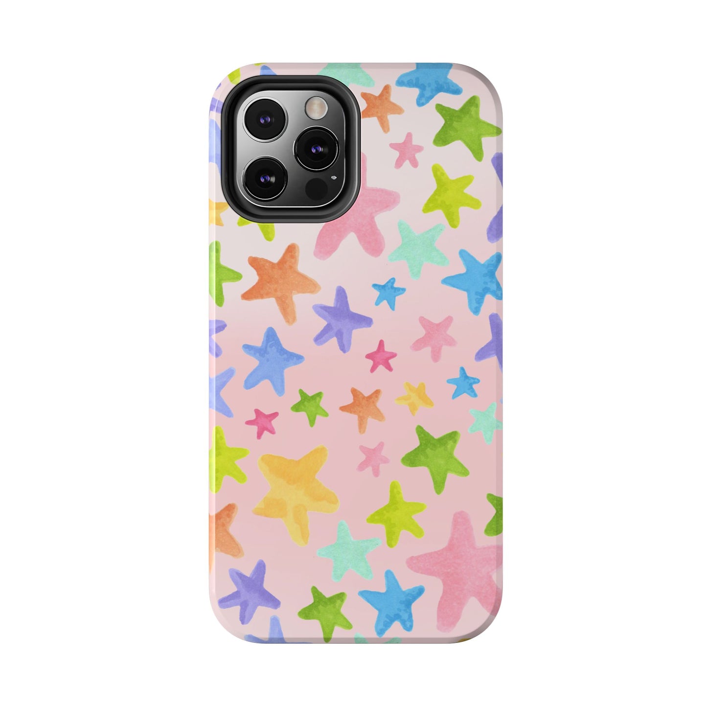 Happy Stars Pink Phone Case