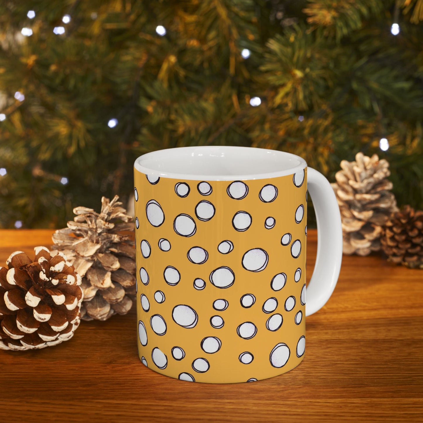 Pot Dots Yellow Cup