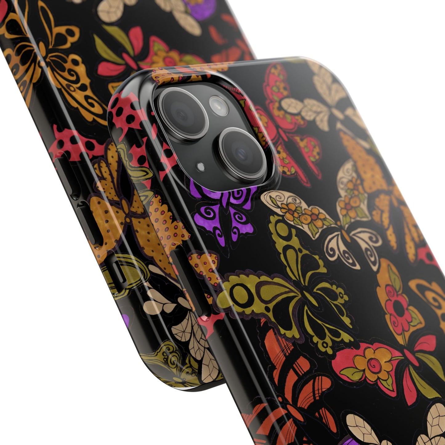 Flighty Black Phone Case