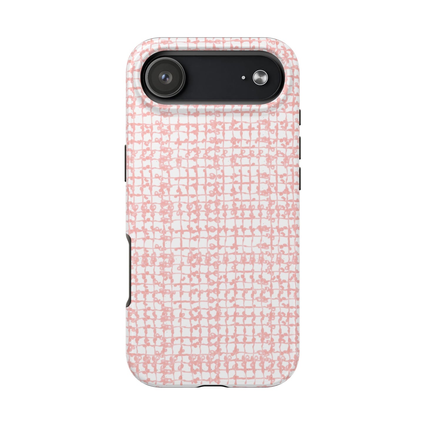 Baby Yarn Check Pink Phone Case