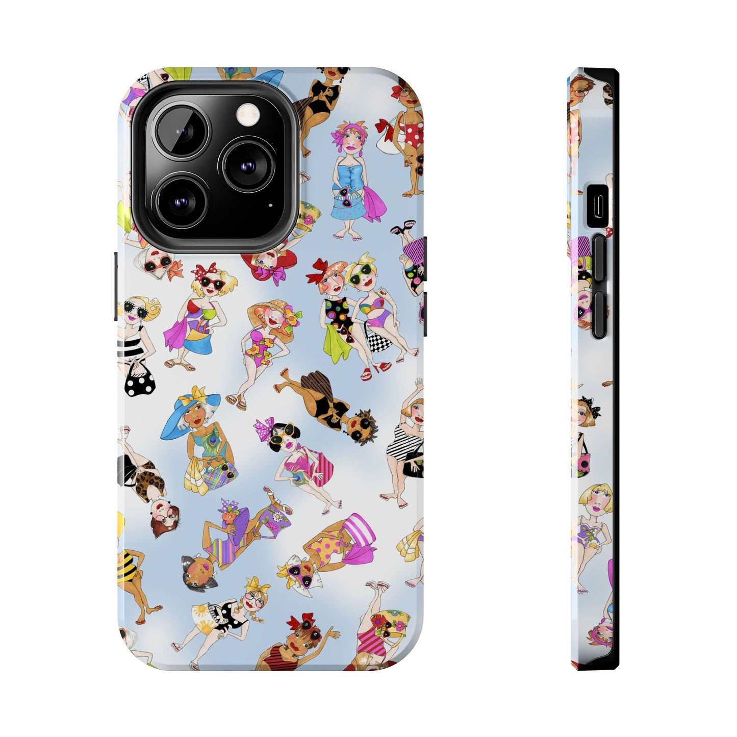 Tossed Beauties Blue Sky Phone Case