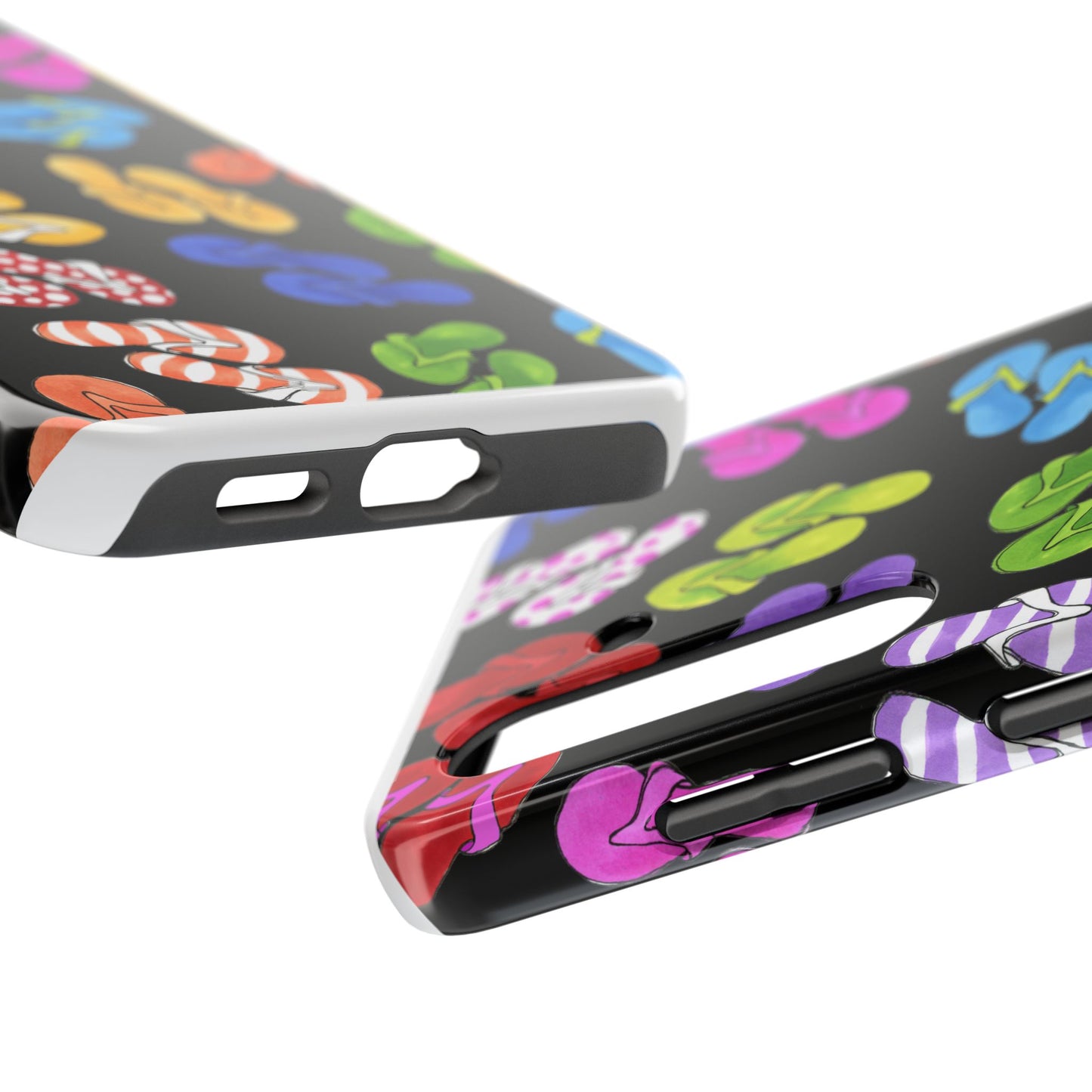 Fun Flops Black Phone Case