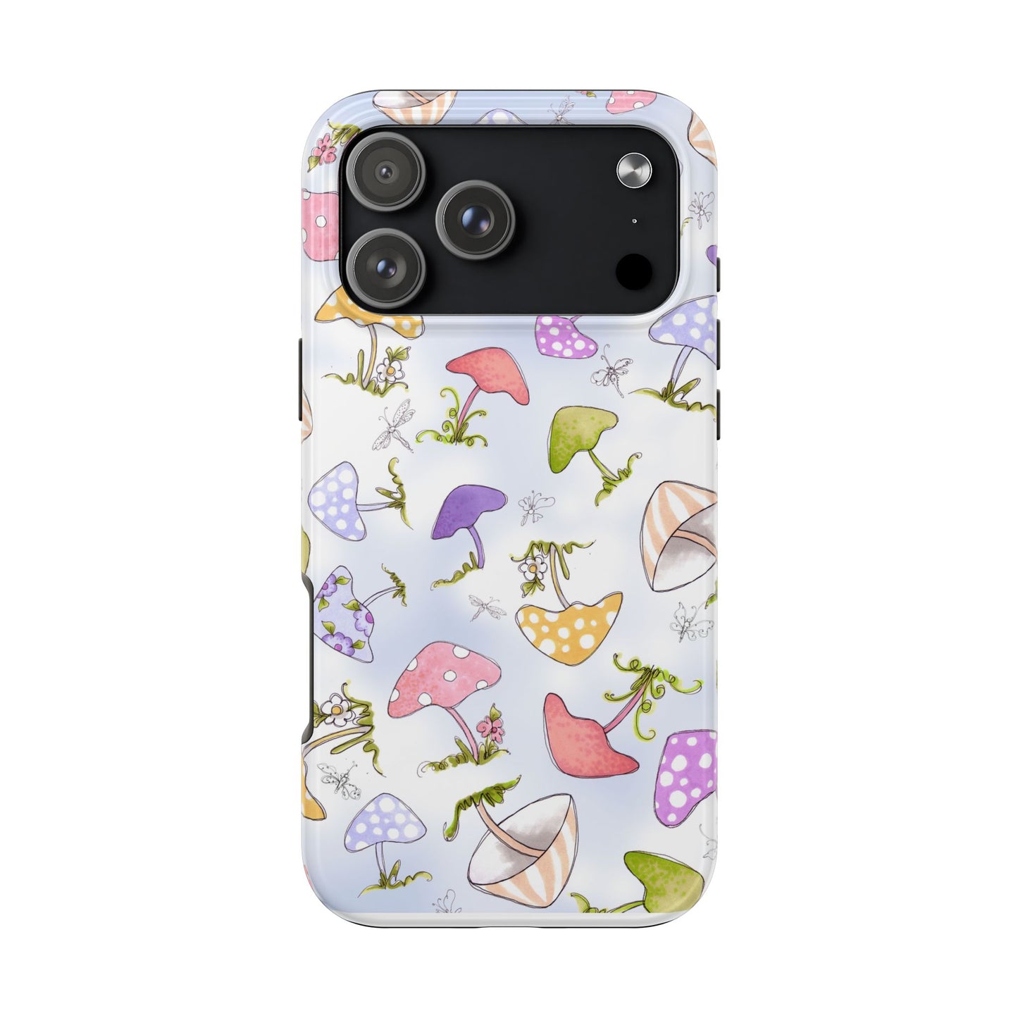 Mushroom Toss Blue Phone Case