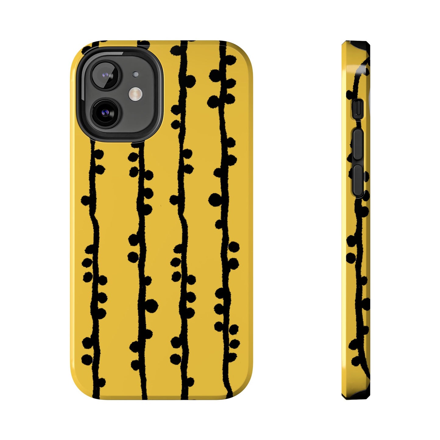 Loopy Stripe Yellow Phone Case