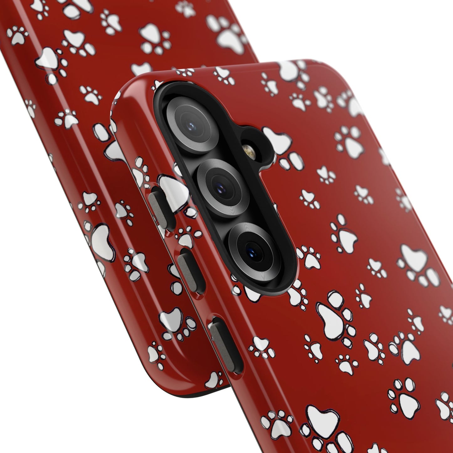 Paw Flakes Red Phone Case