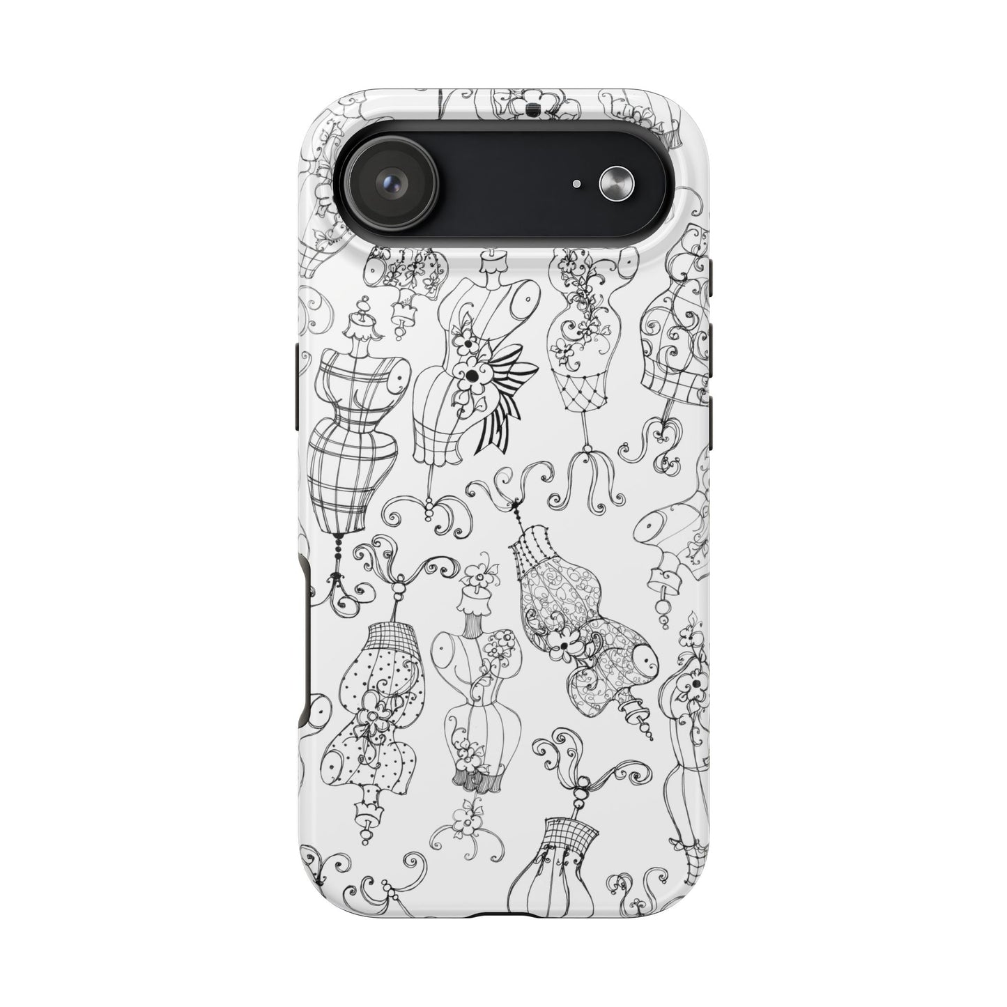 Mannequinique White / Black Phone Case