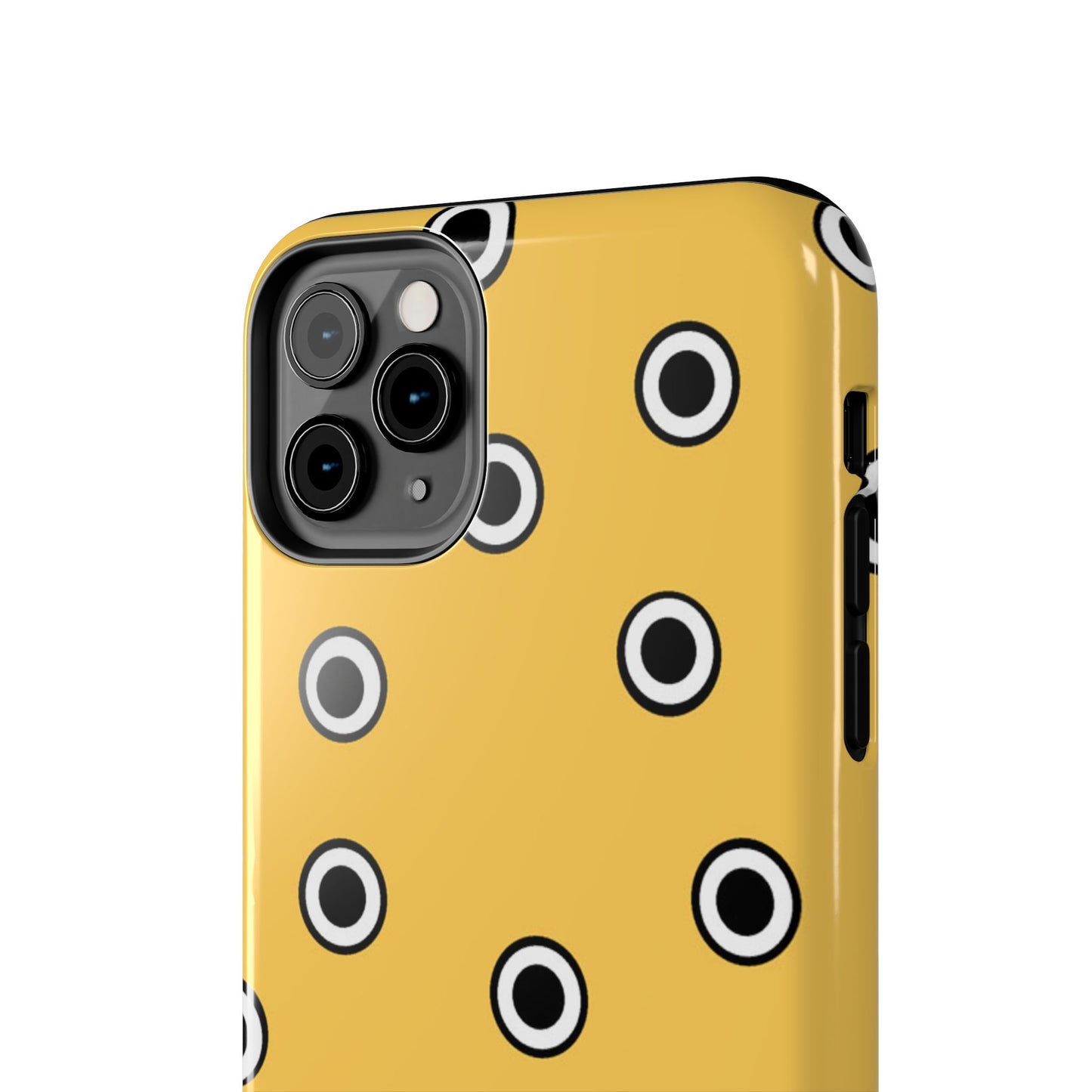 CD Dots Yellow / Black Phone Case