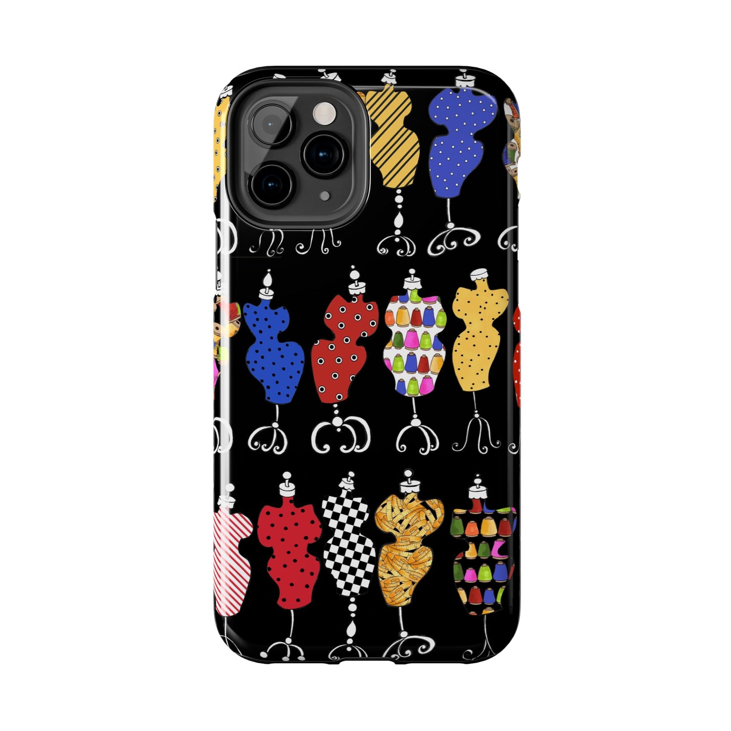 Go Figure Black / Multi Phone Case