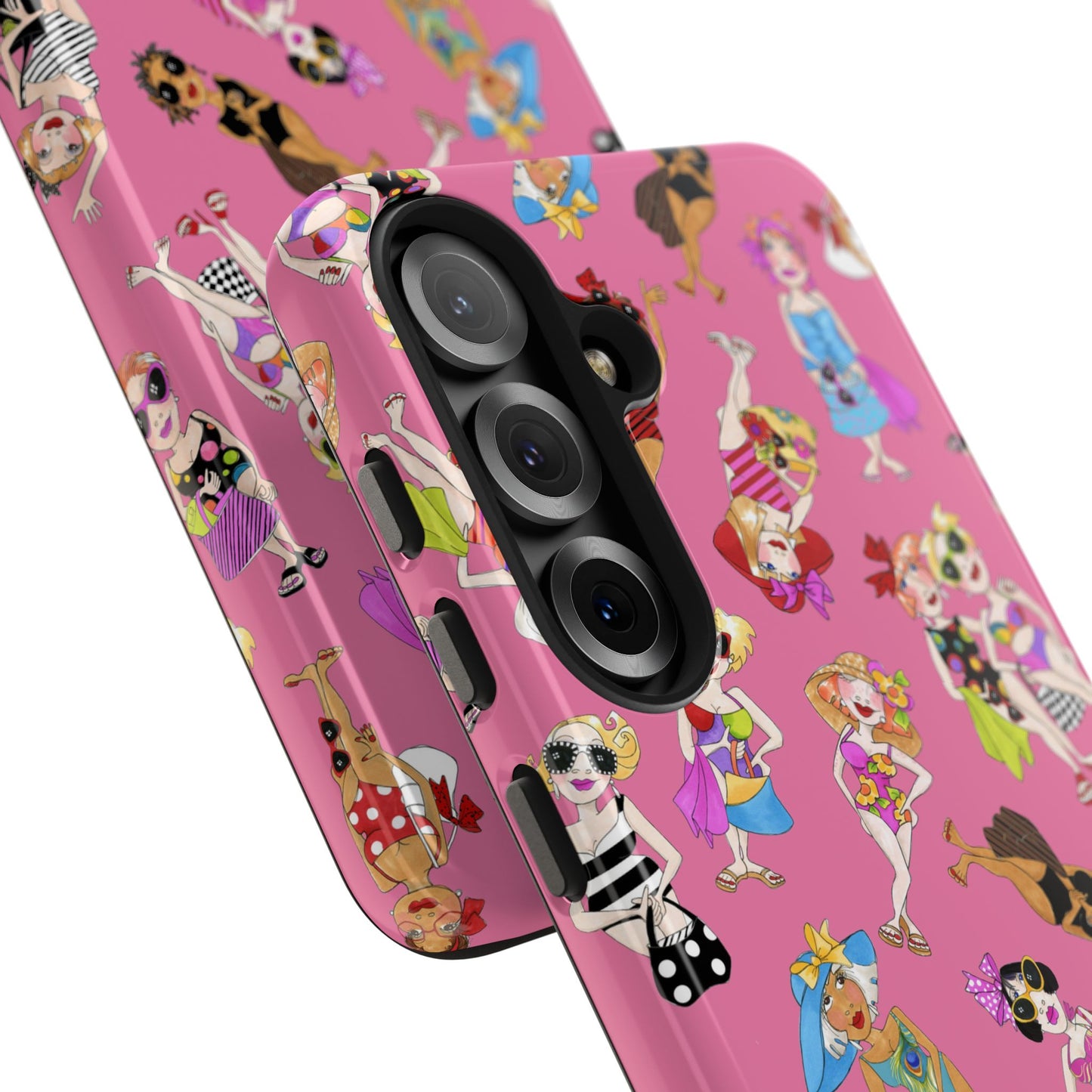 Tossed Beauties Pink Phone Case