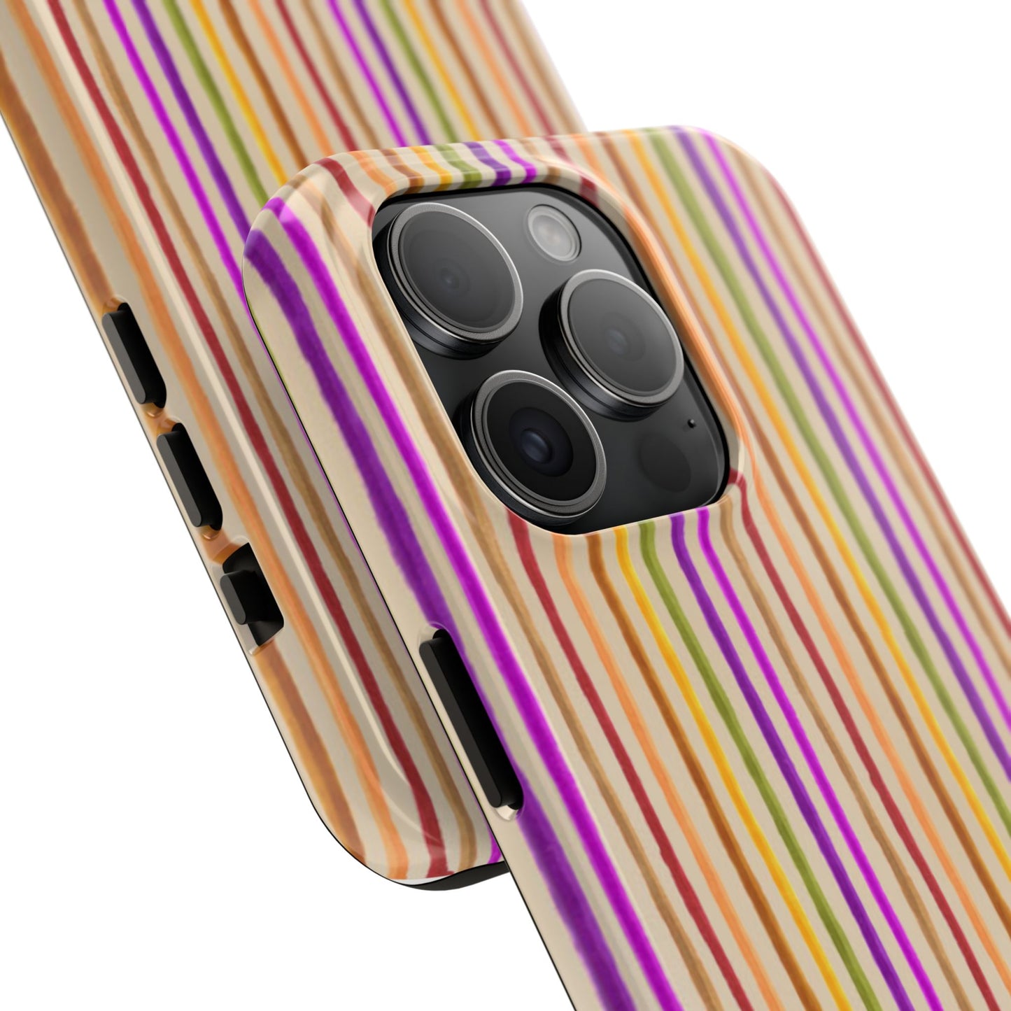 Spice Stripe Muslin Phone Case