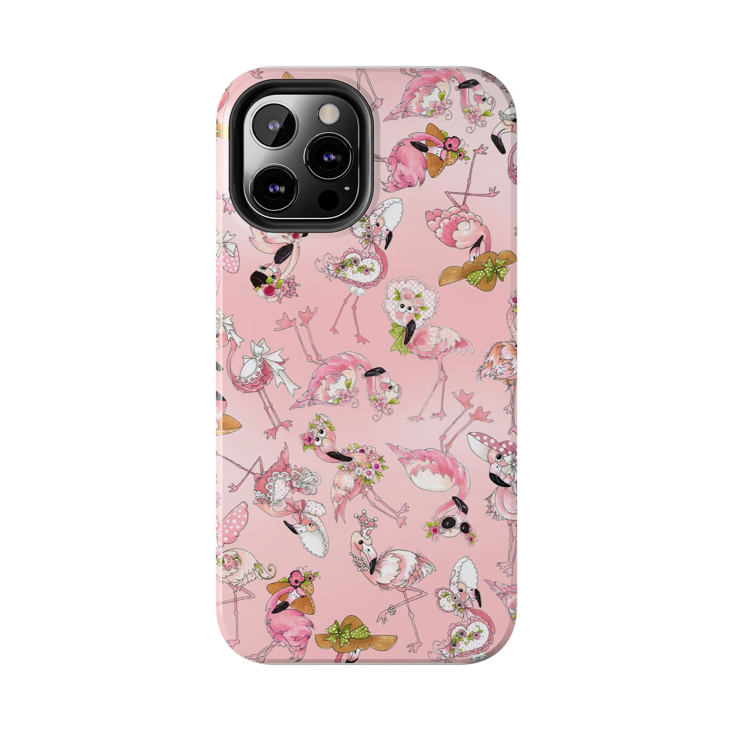 Tossed Flams Pink Phone Case
