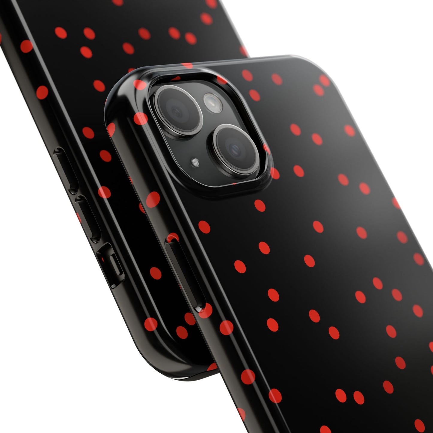 Space Dots Black / Red Phone Case