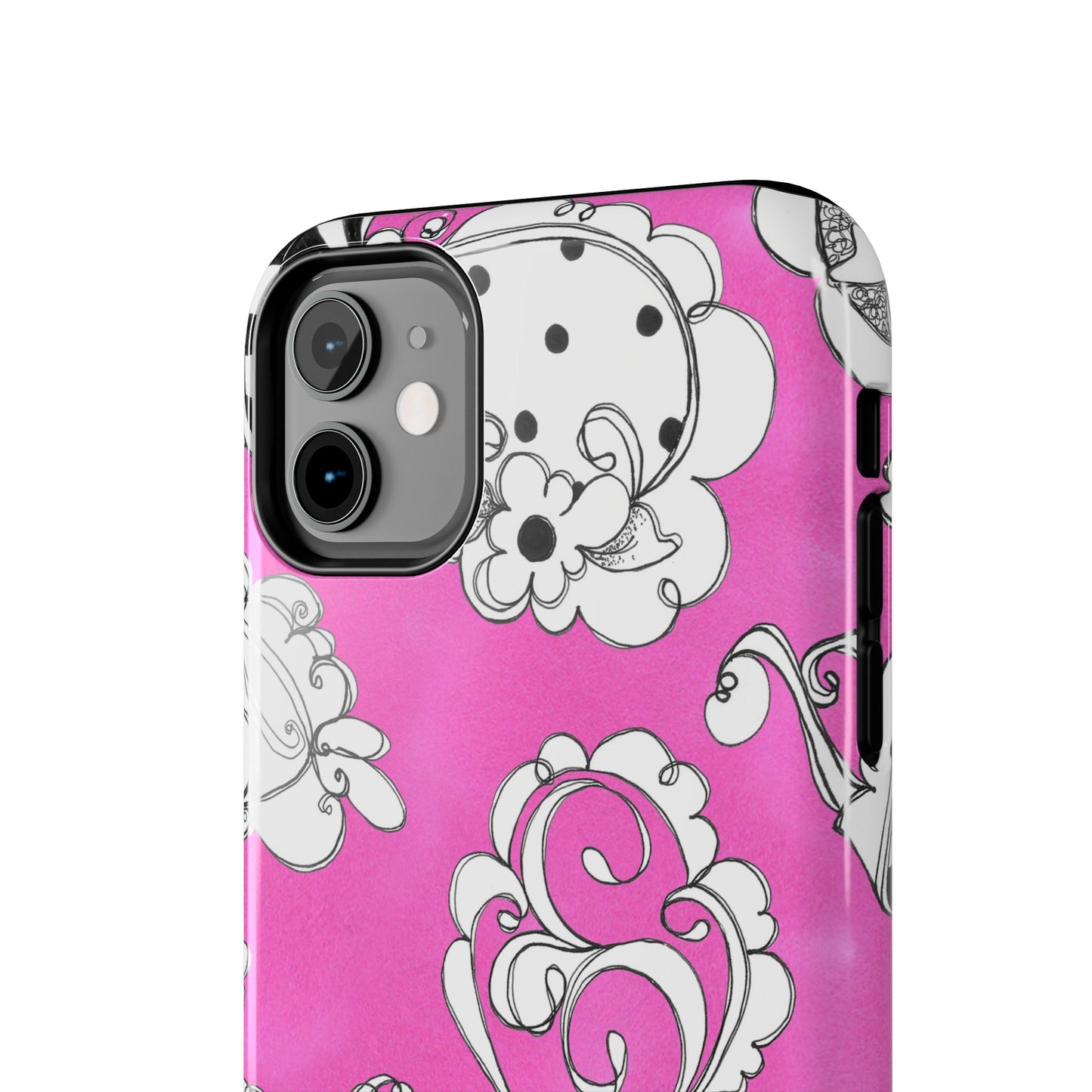 Bistro Chairs Pink Phone Case