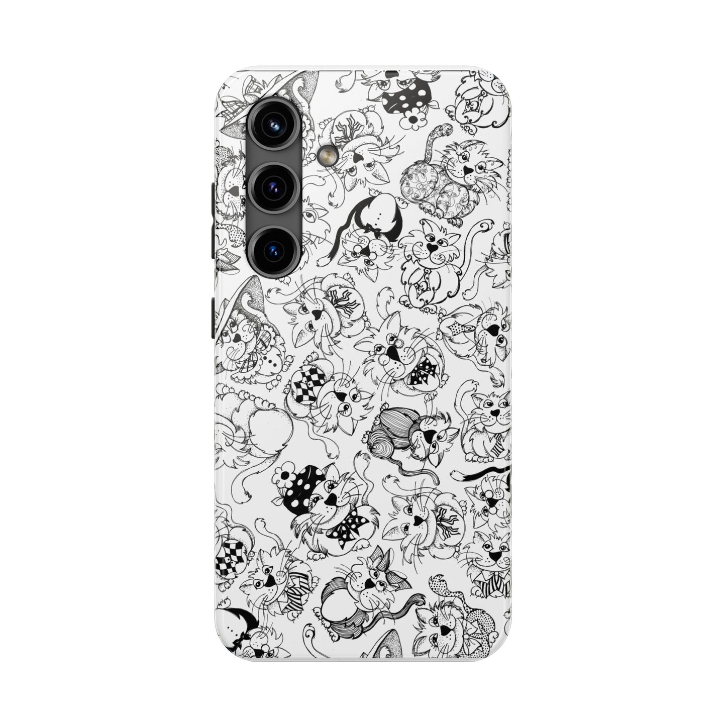 So Kitties Tossed White Phone Case