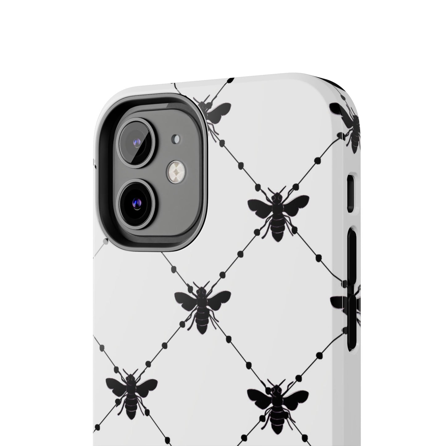 Beaded Bees White Phone Case
