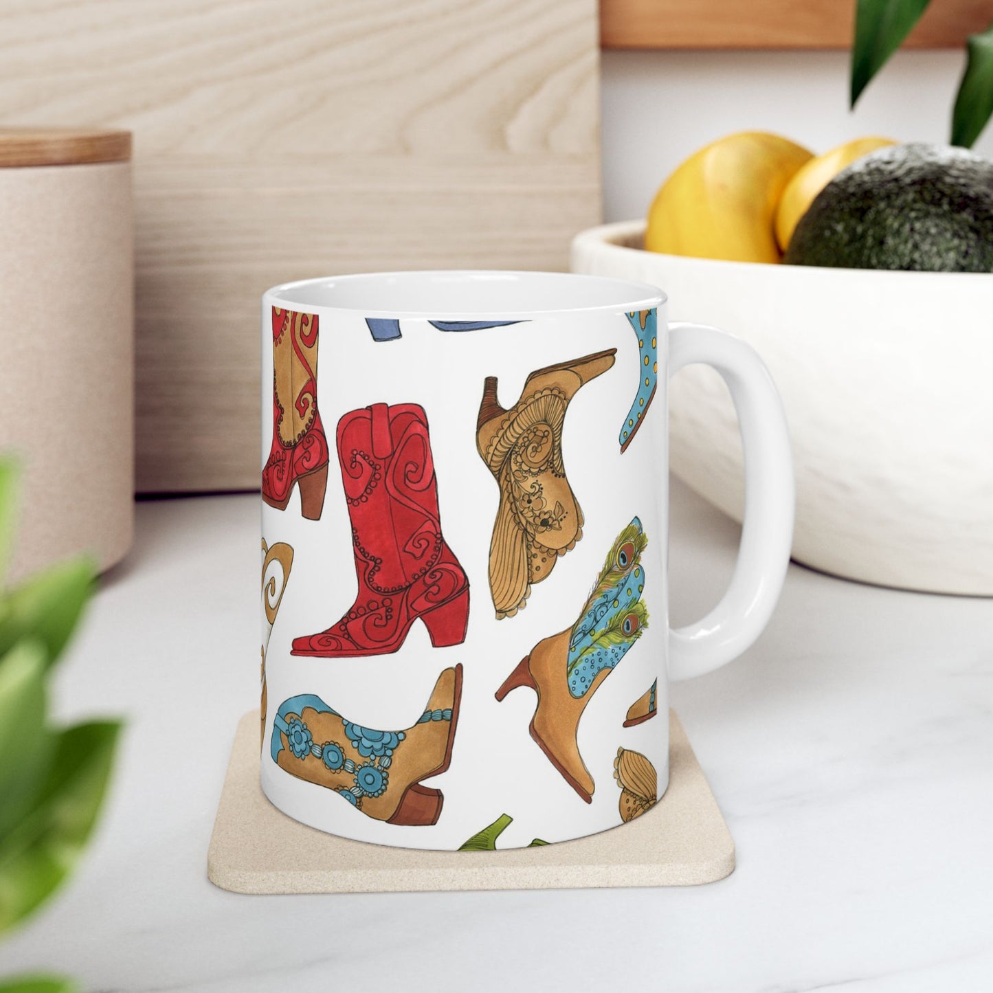 Bootery White Cup