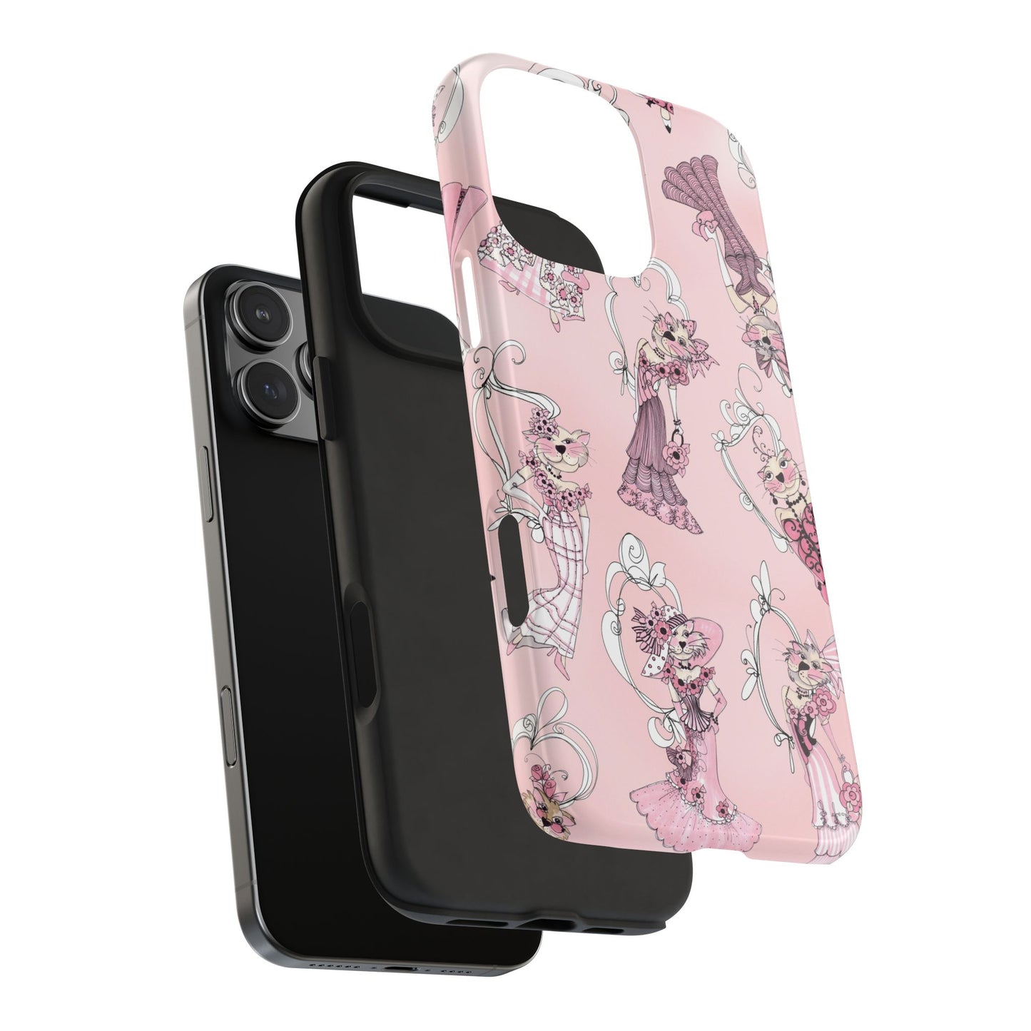 Lady Cats Tossed Phone Case