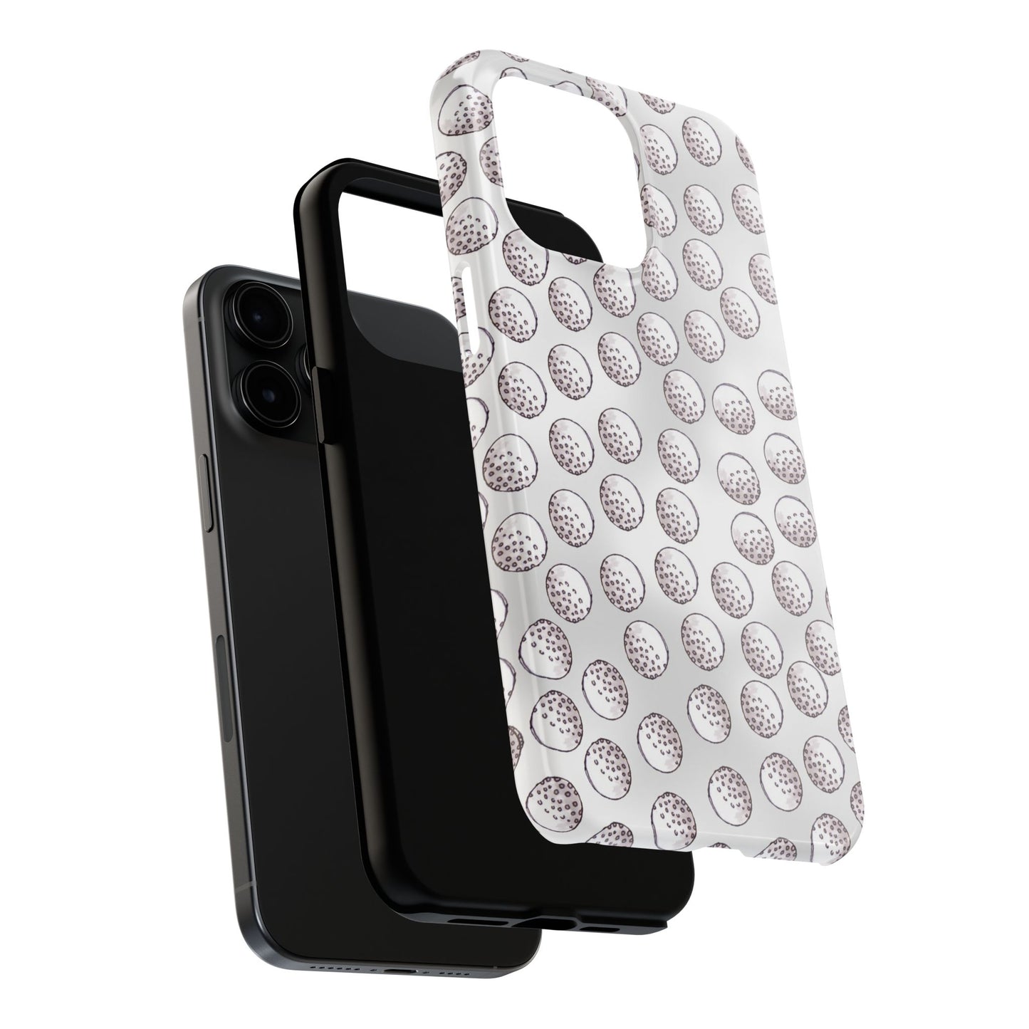Ball Dots Gray Phone Case
