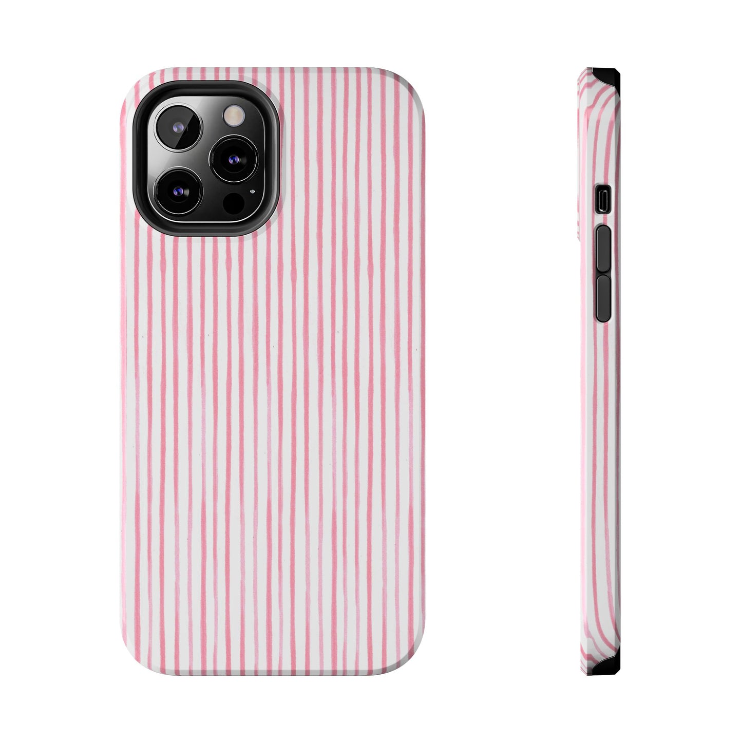 Candy Stripe White / Pink Phone Case