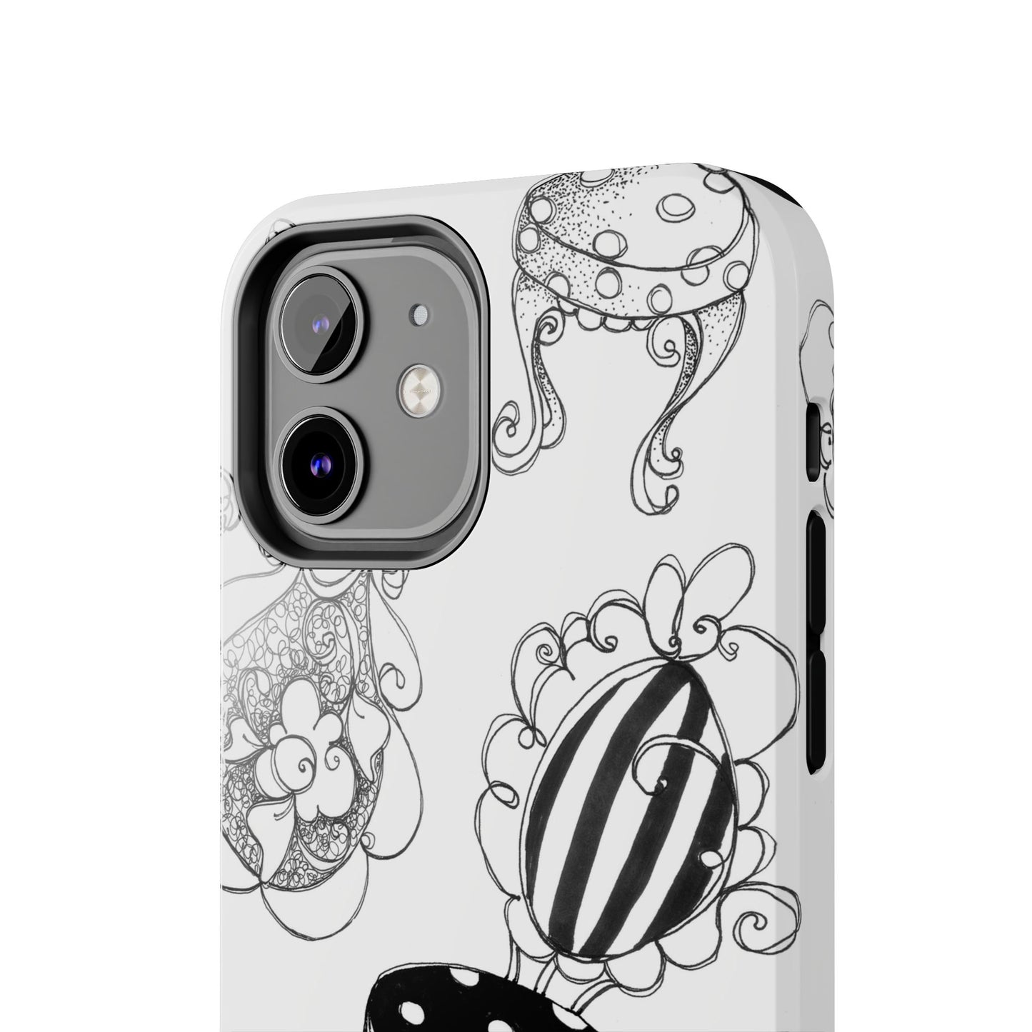 Bistro Chairs White Phone Case