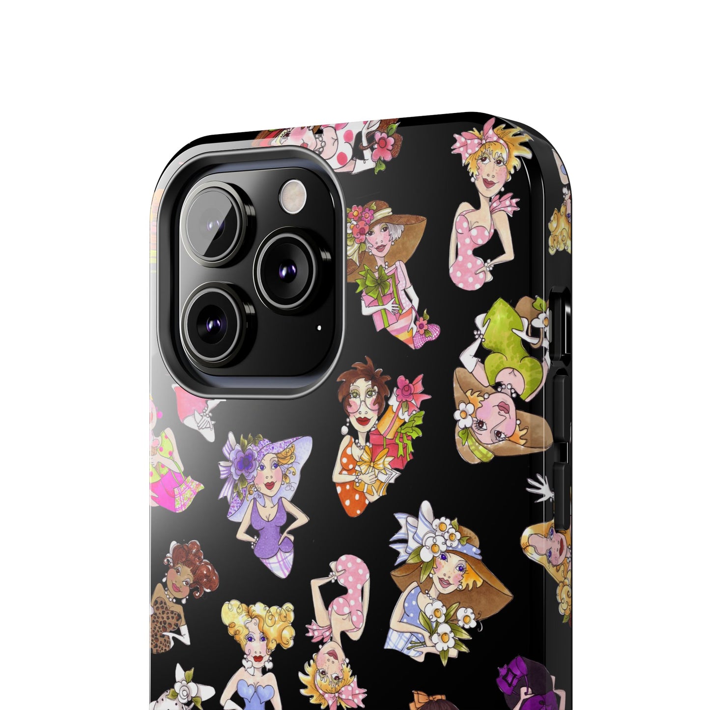 Fast Women Tossed Black Phone Case