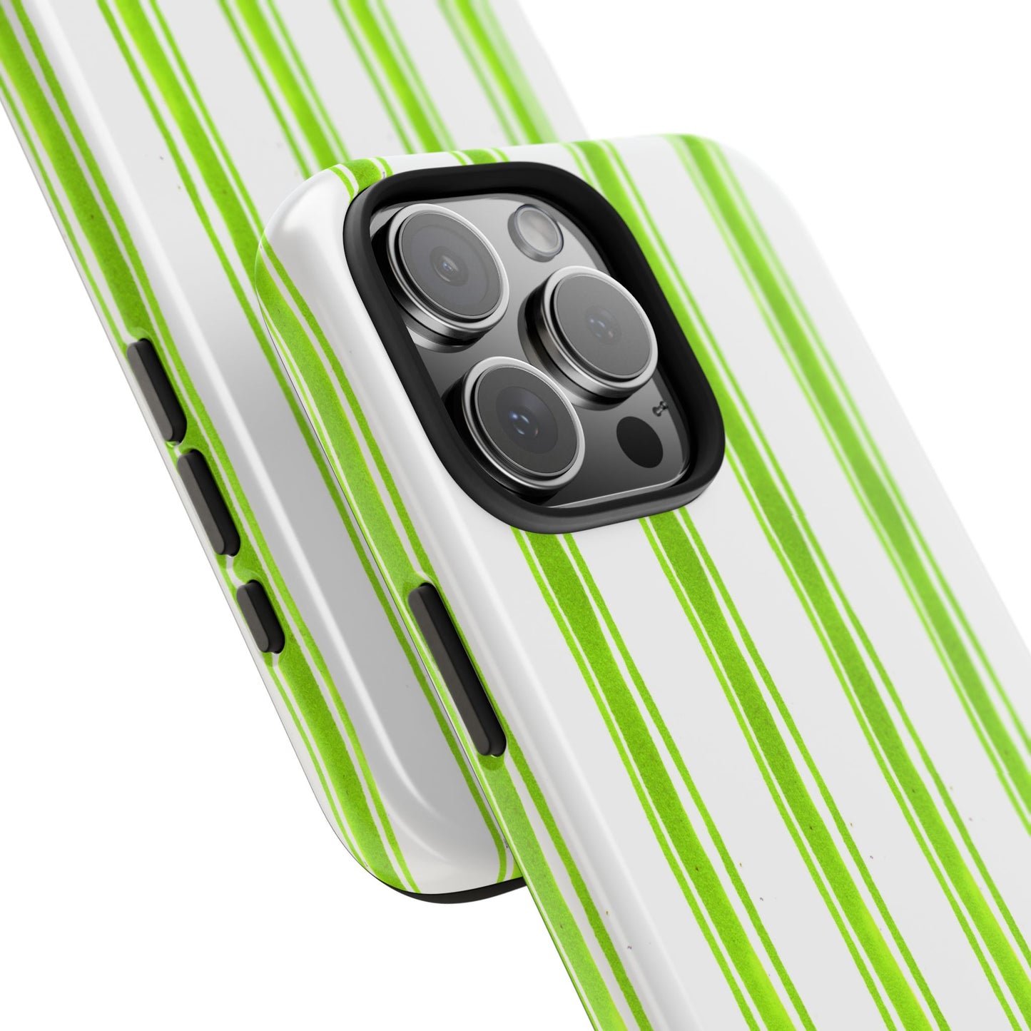 Awning Stripe Lime Phone Case