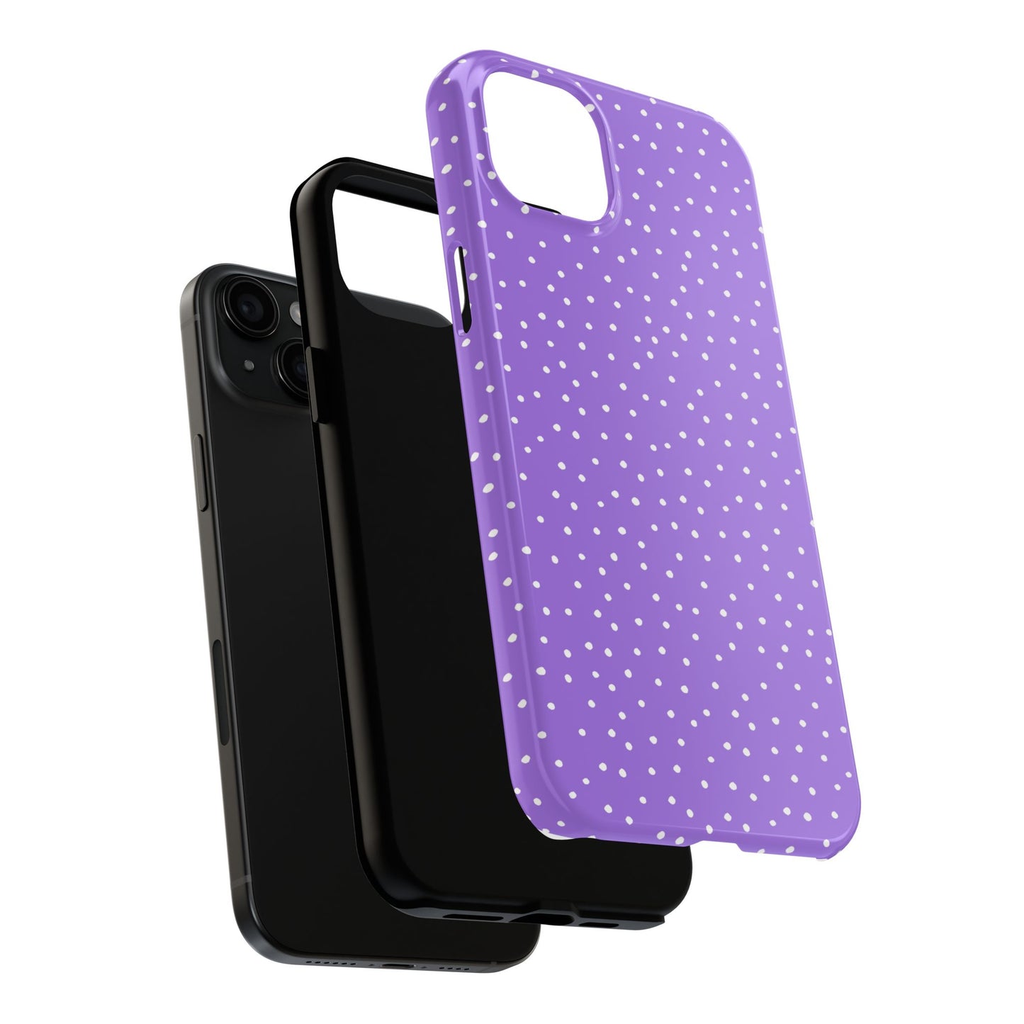 Dinky Dots Lilac / White Phone Case