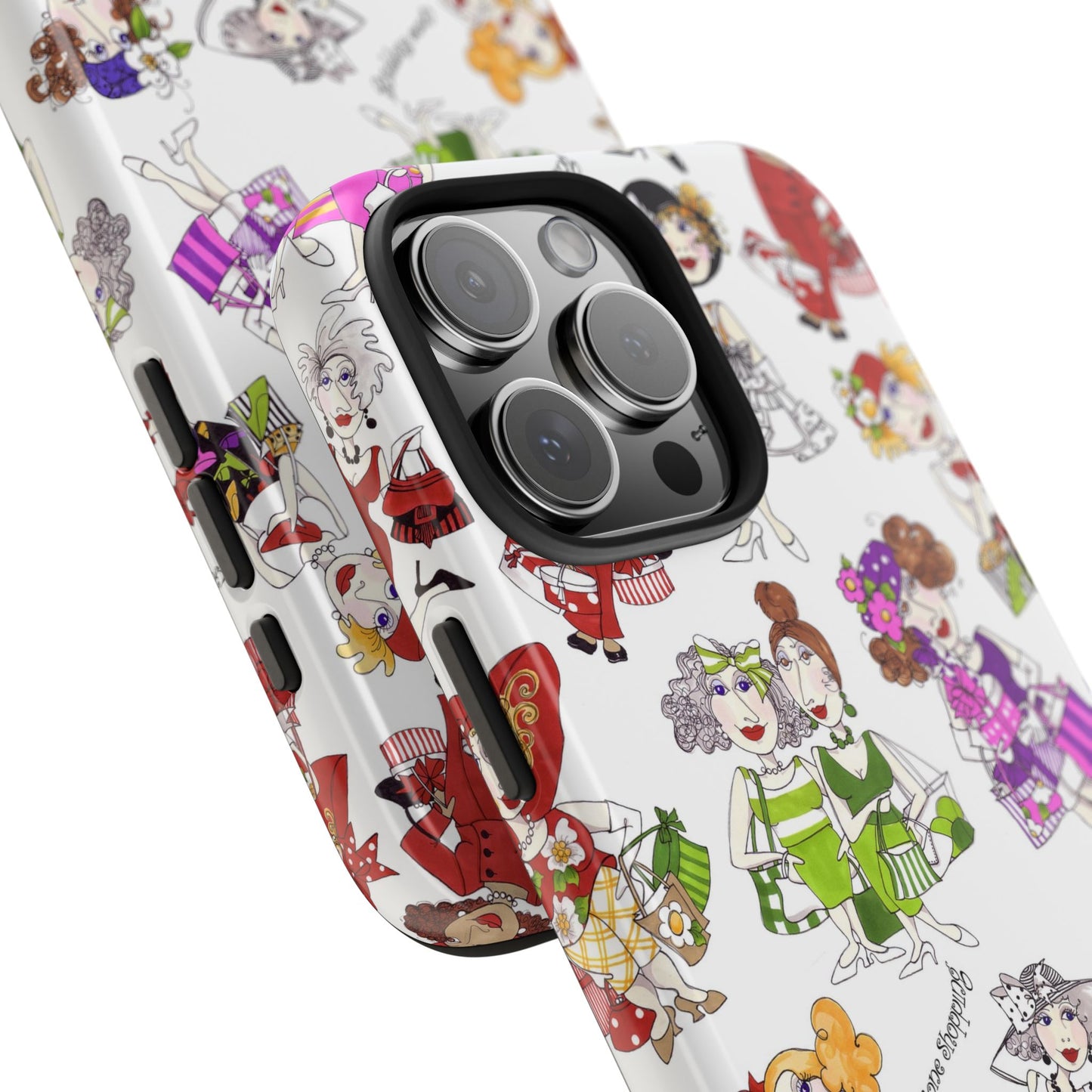 Gone Shopping Tossed White Phone Case