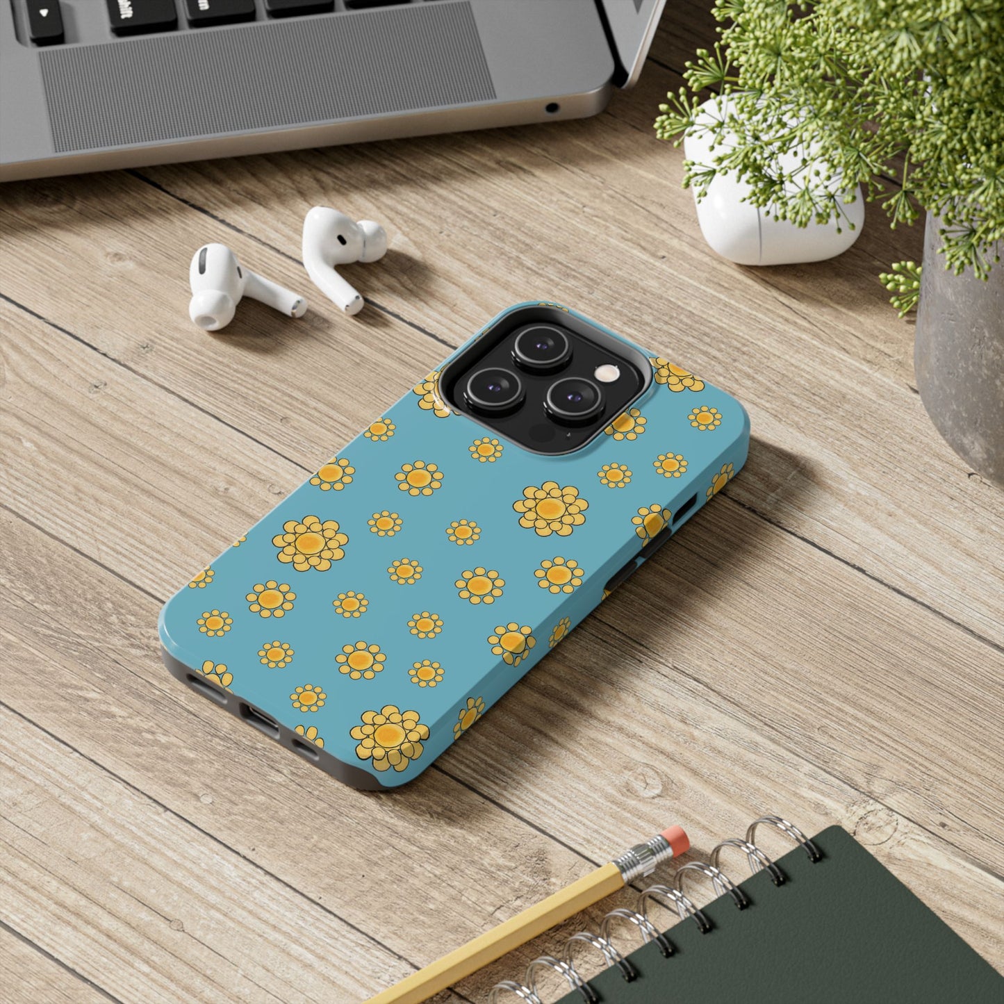 Bandana Dots Turquoise Phone Case