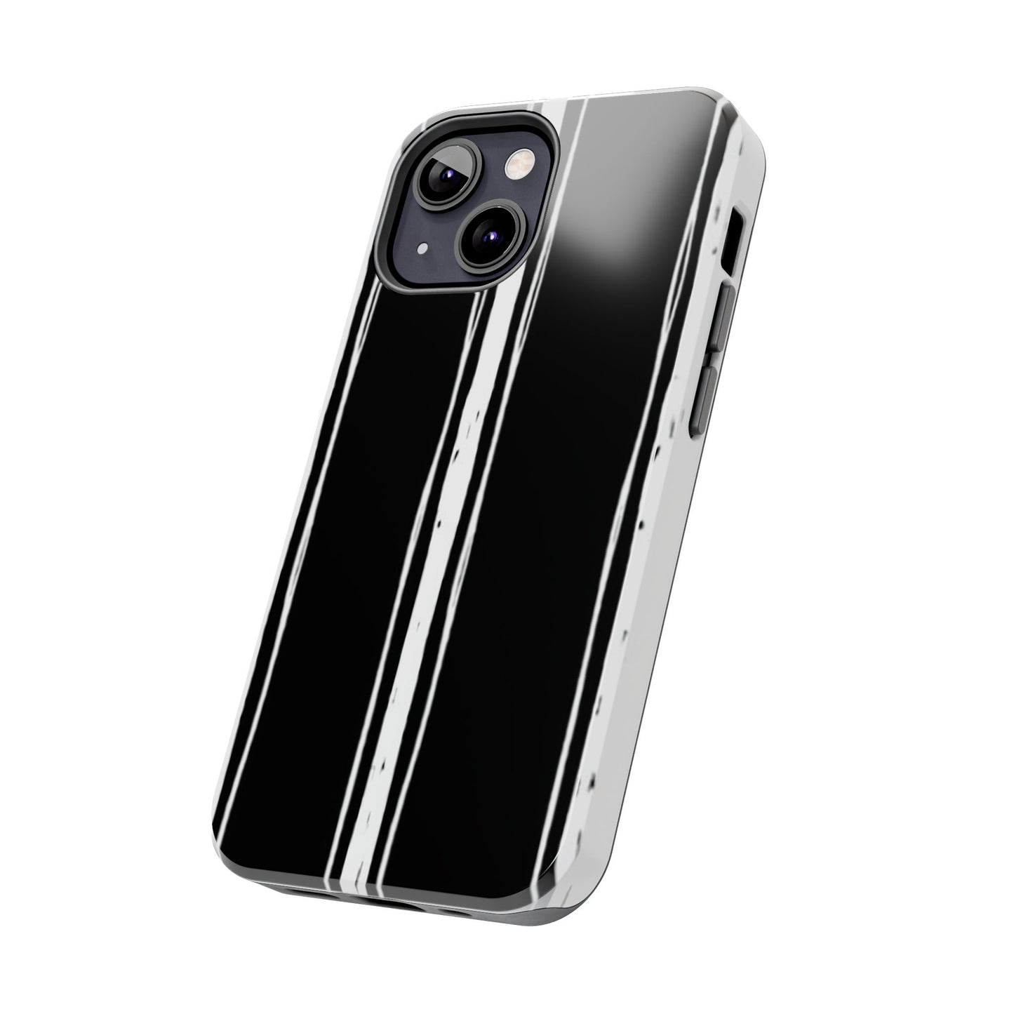 Black / White Stripe Phone Case