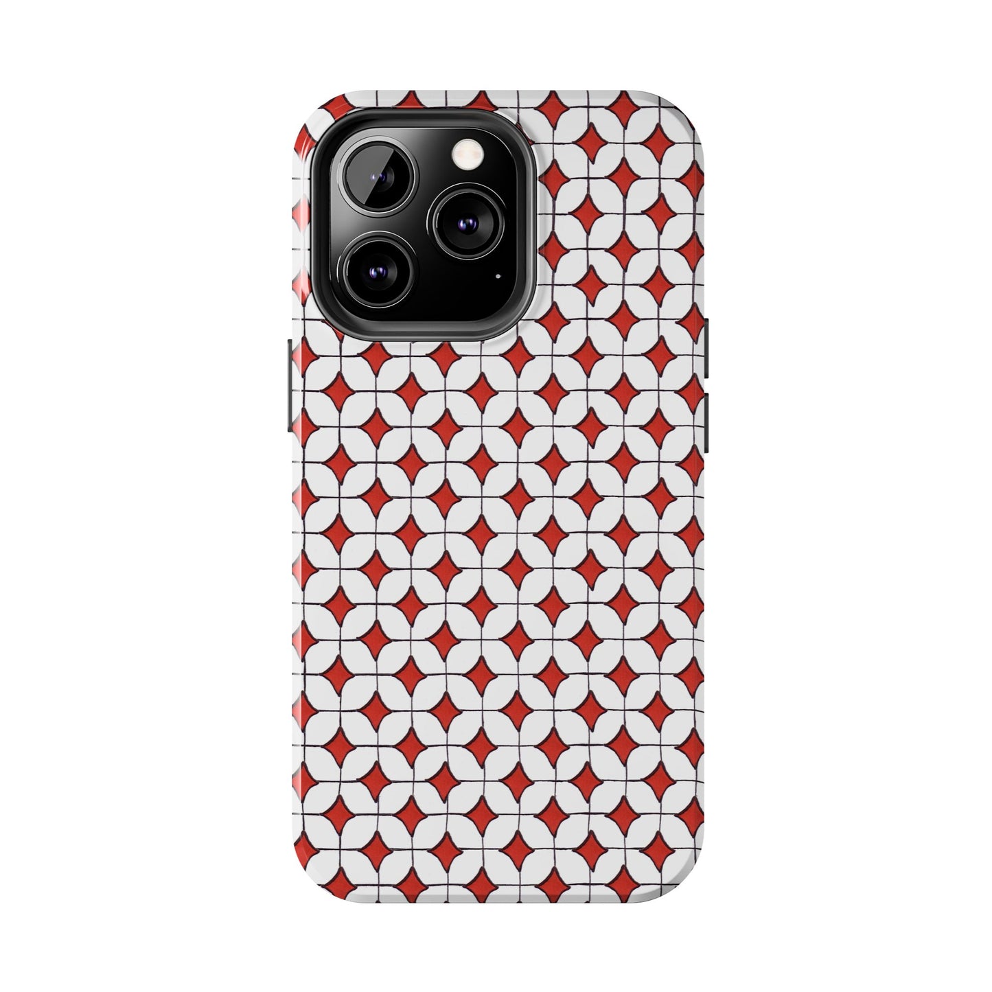 Tile-ish Red Phone Case